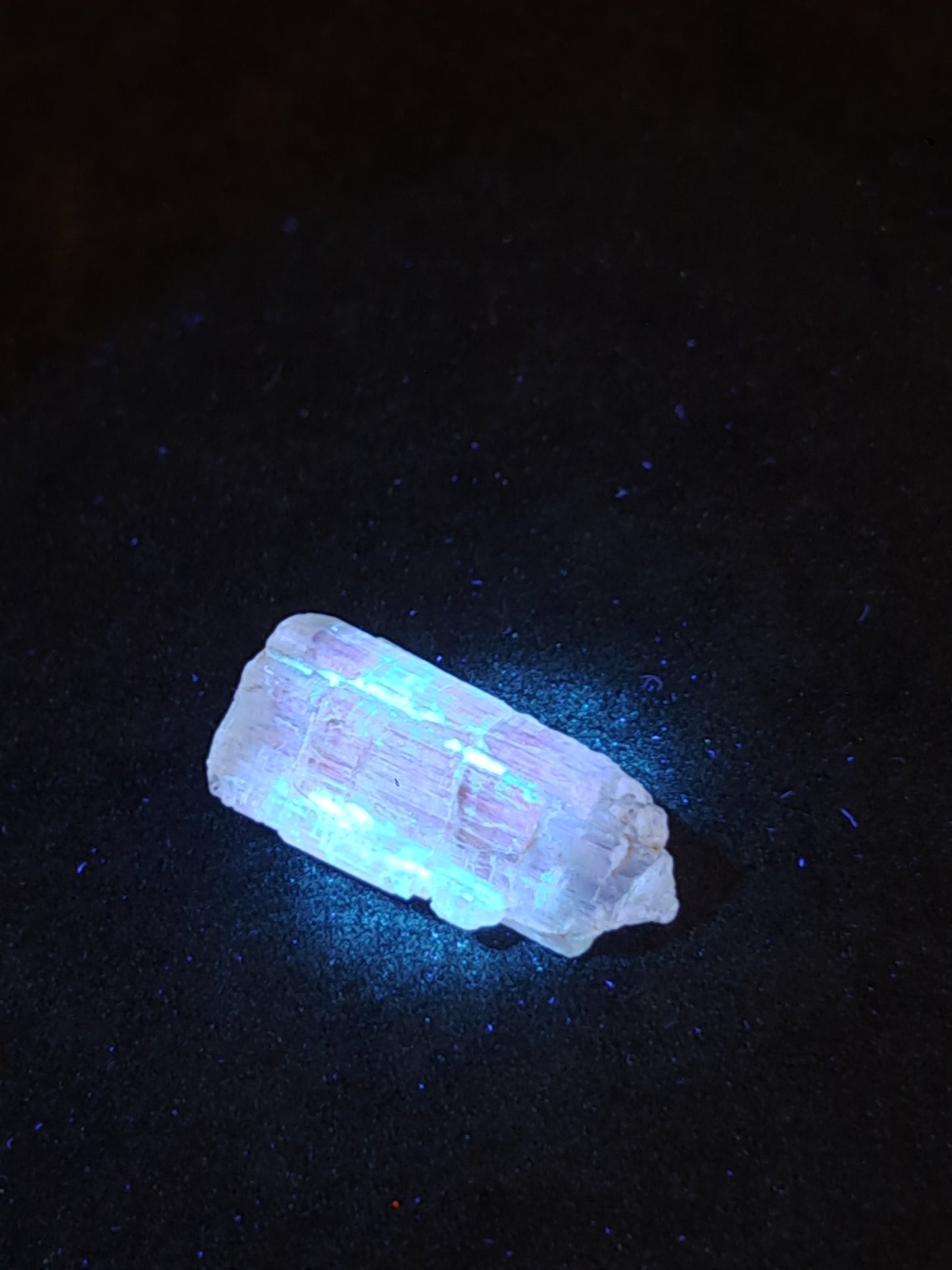 Fluorescent Scapolite Crystal (Karur) UV Reactive | Natural Stone | Mineral Specimen #SCP12