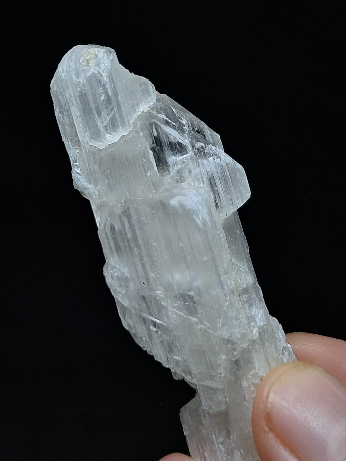 Satin Spar *Selenite* (India) Fibrous Gypsum | Mineral Specimen | Rough Crystal #SE4