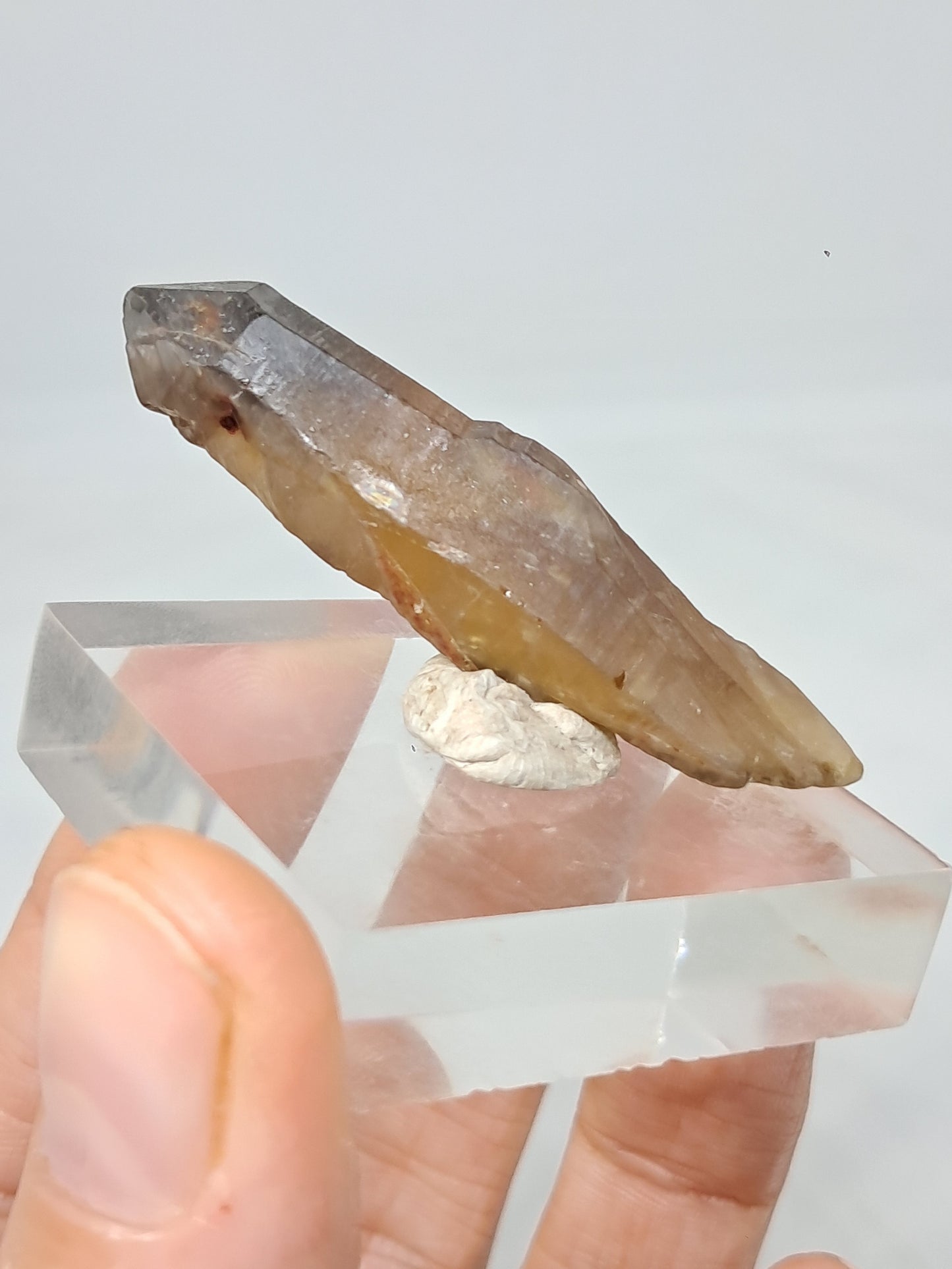Natural Citrine Crystal Point w/ Self-Healed Termination (Democratic Republic of Congo) #CTN30