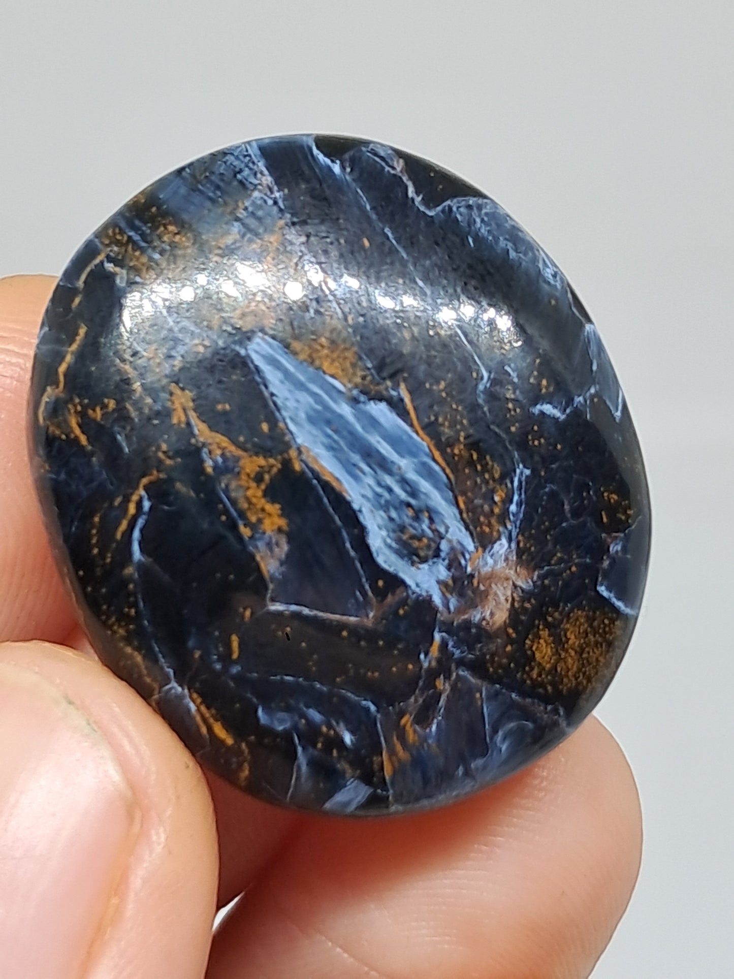 Pietersite Palmstone | Rare Polished Stone | Storm Tempest Stone | High Quality