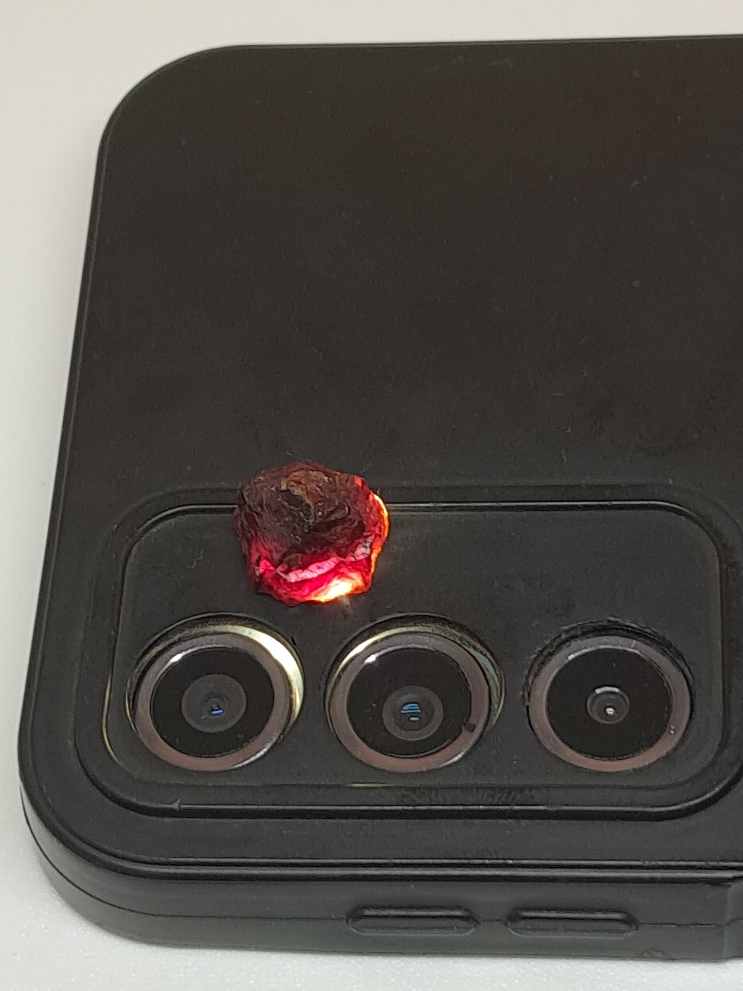 Red Garnet (Karur) Raw Crystal | Naturally Round Shaped | Rough Stone #RG11