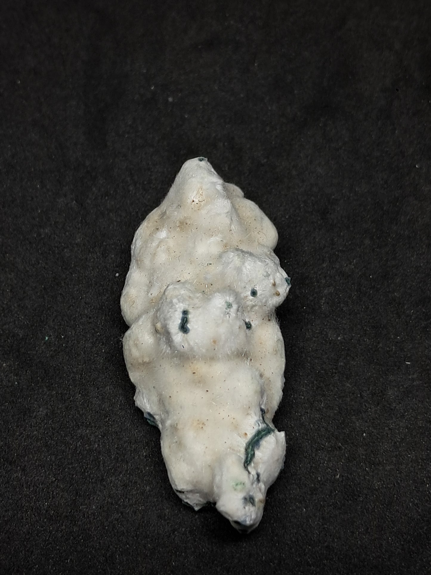Okenite on Chalcedony (Mumbai) Mineral Specimen | Natural Crystal #OK37
