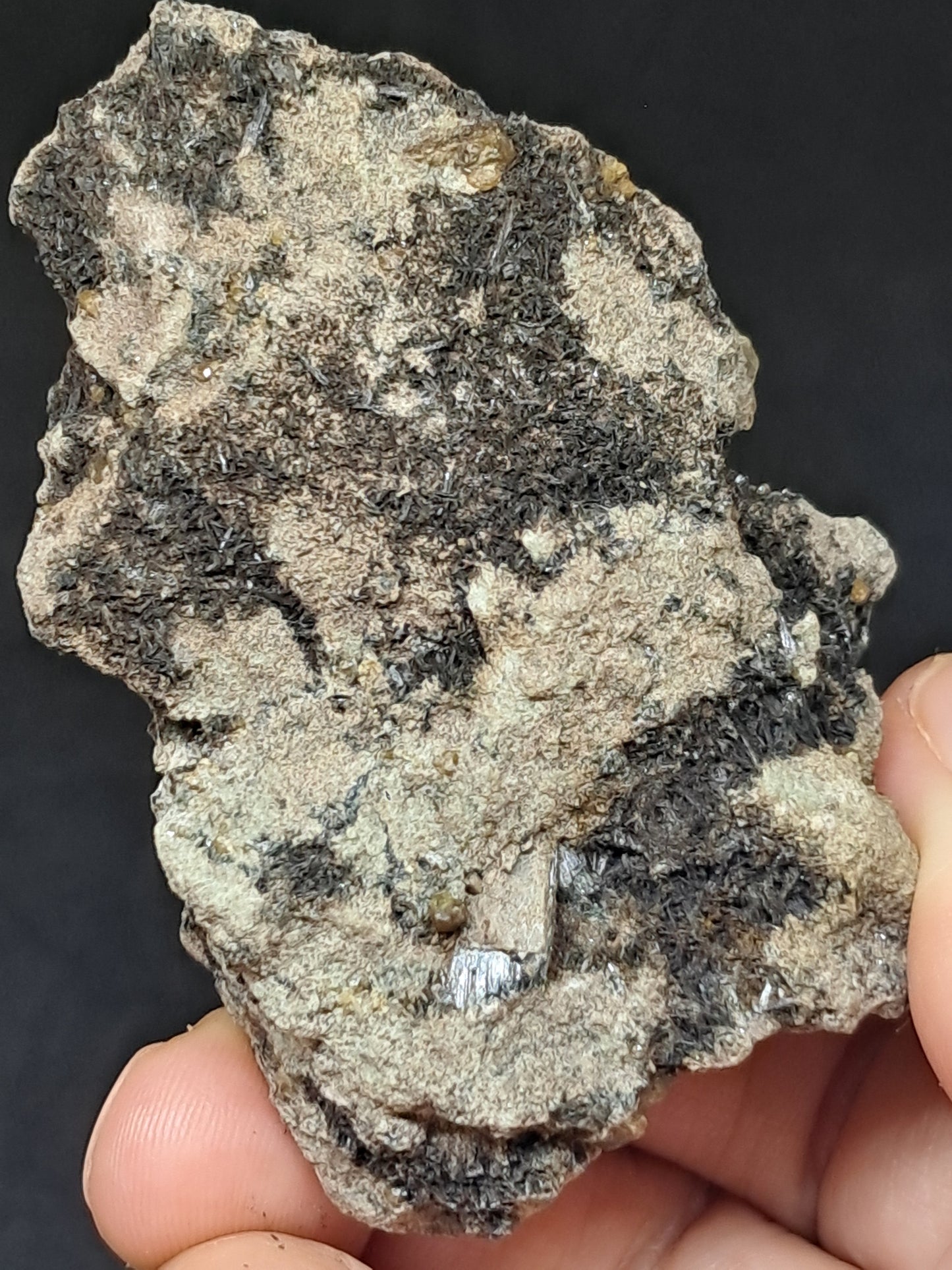 Green Garnet w/ Aegirine (Acmite) on Matrix (Mexico) Andradite Garnet Cluster |Rough Crystal Stone | Mineral Specimen #GR30