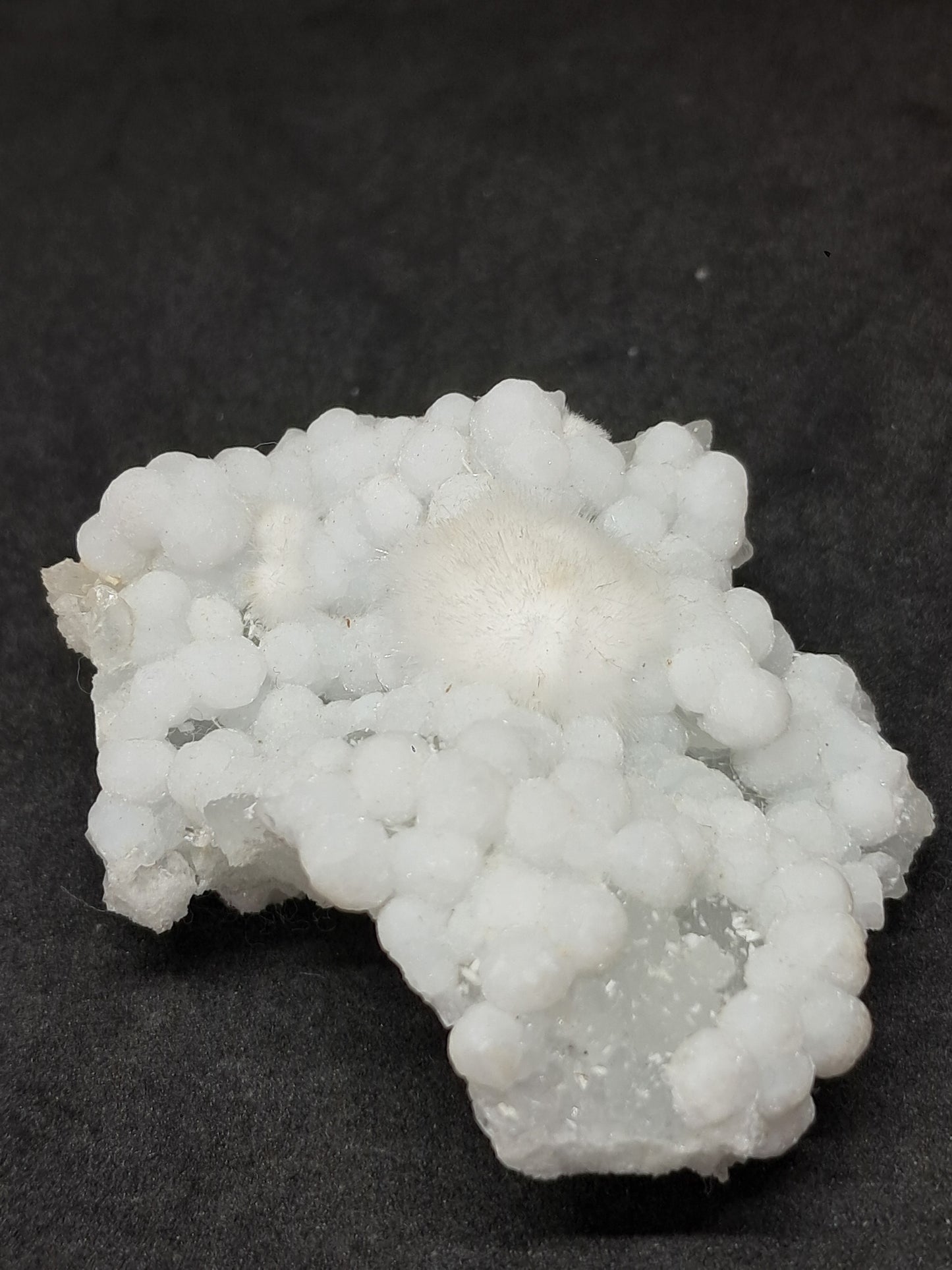 Okenite w/ Gyrolite on Prehenite Matrix (Mumbai) Mineral Specimen | Collector Grade | Natural Crystal #OK24