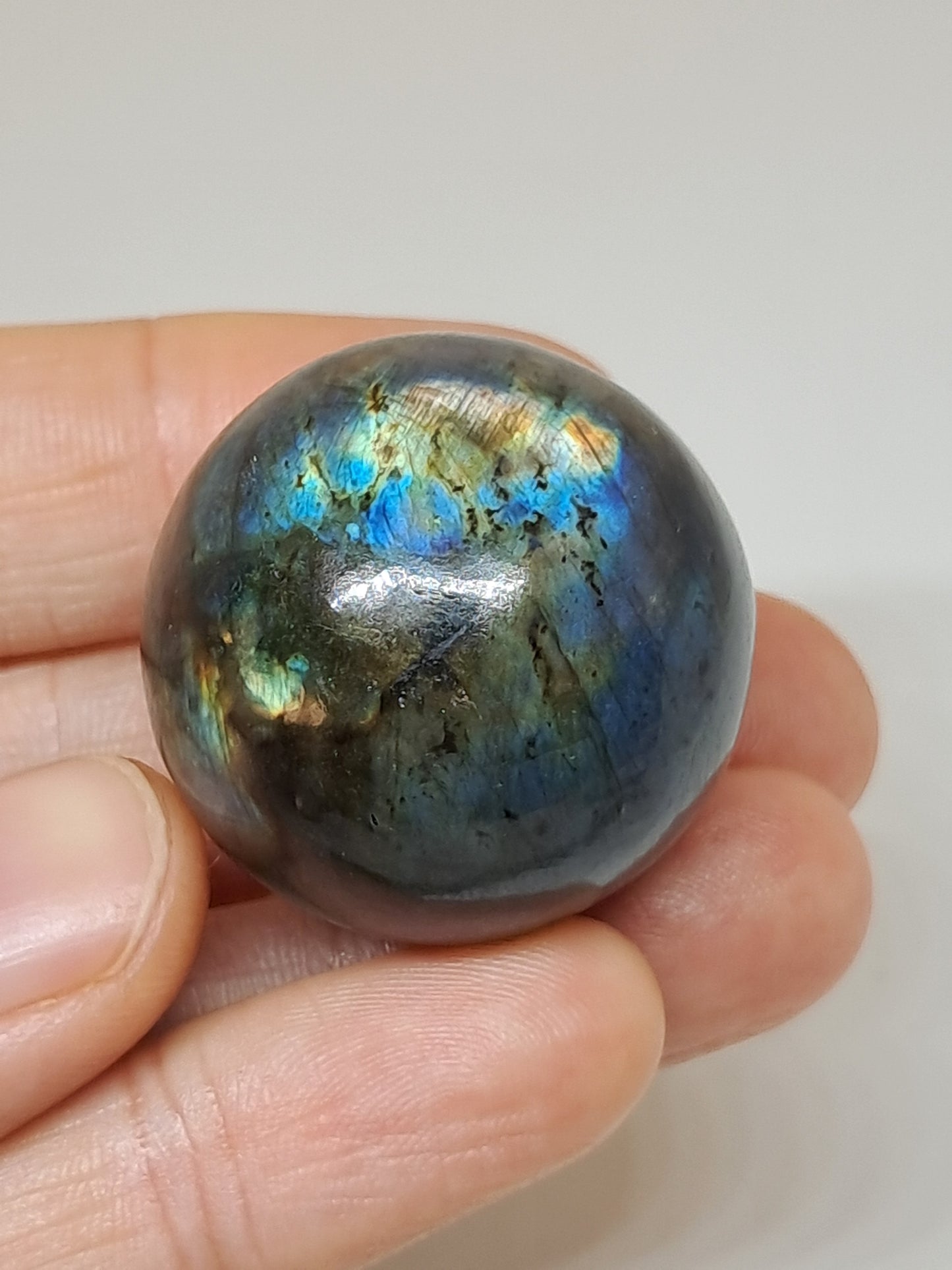 Labradorite Sphere (Madagascar) | Strong Flash | Polished Stone #LB13