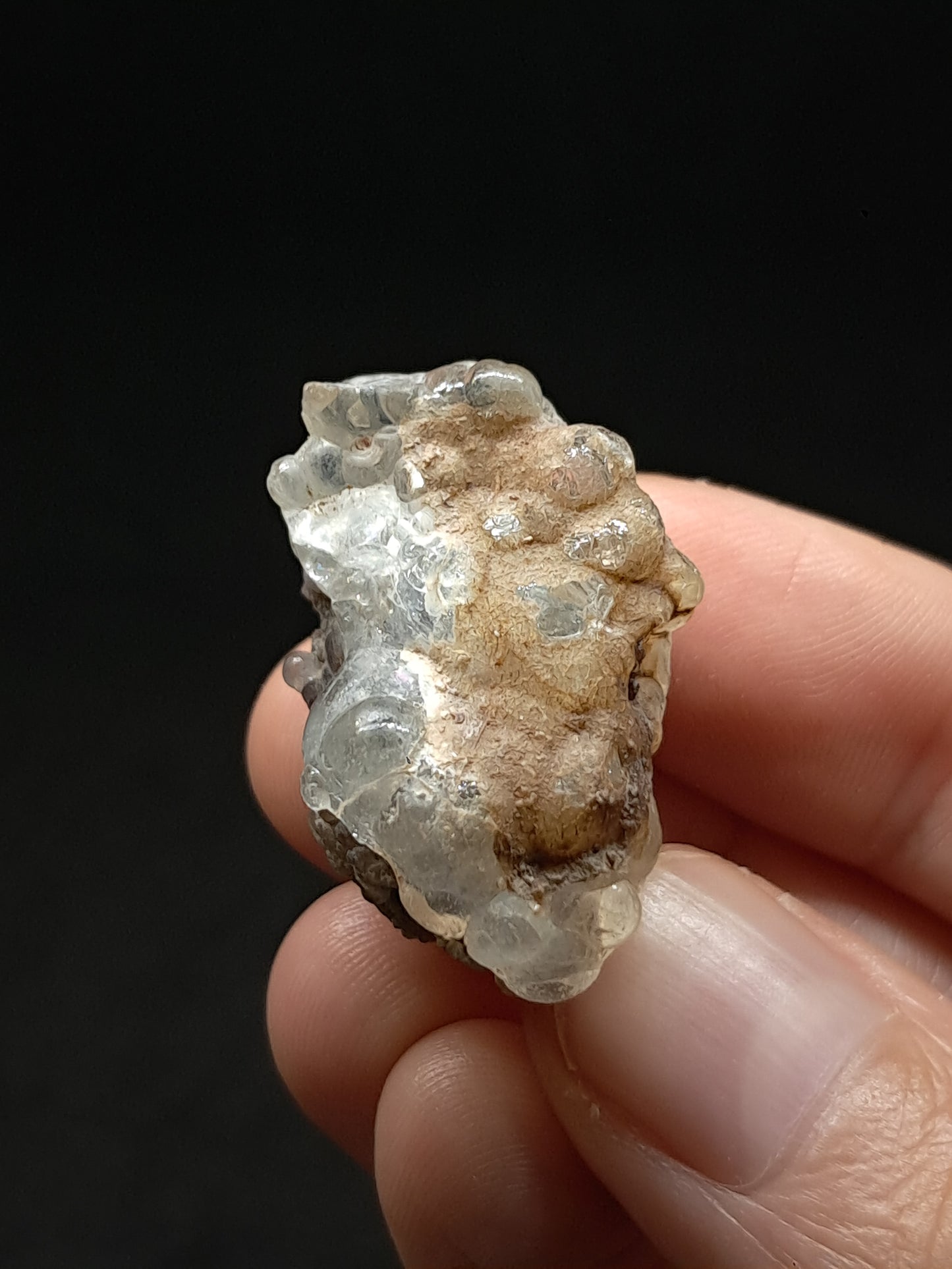 Hyalite Opal on Matrix (Mexico) Rough Crystal Stone | UV-Reactive Mineral Specimen #OH18