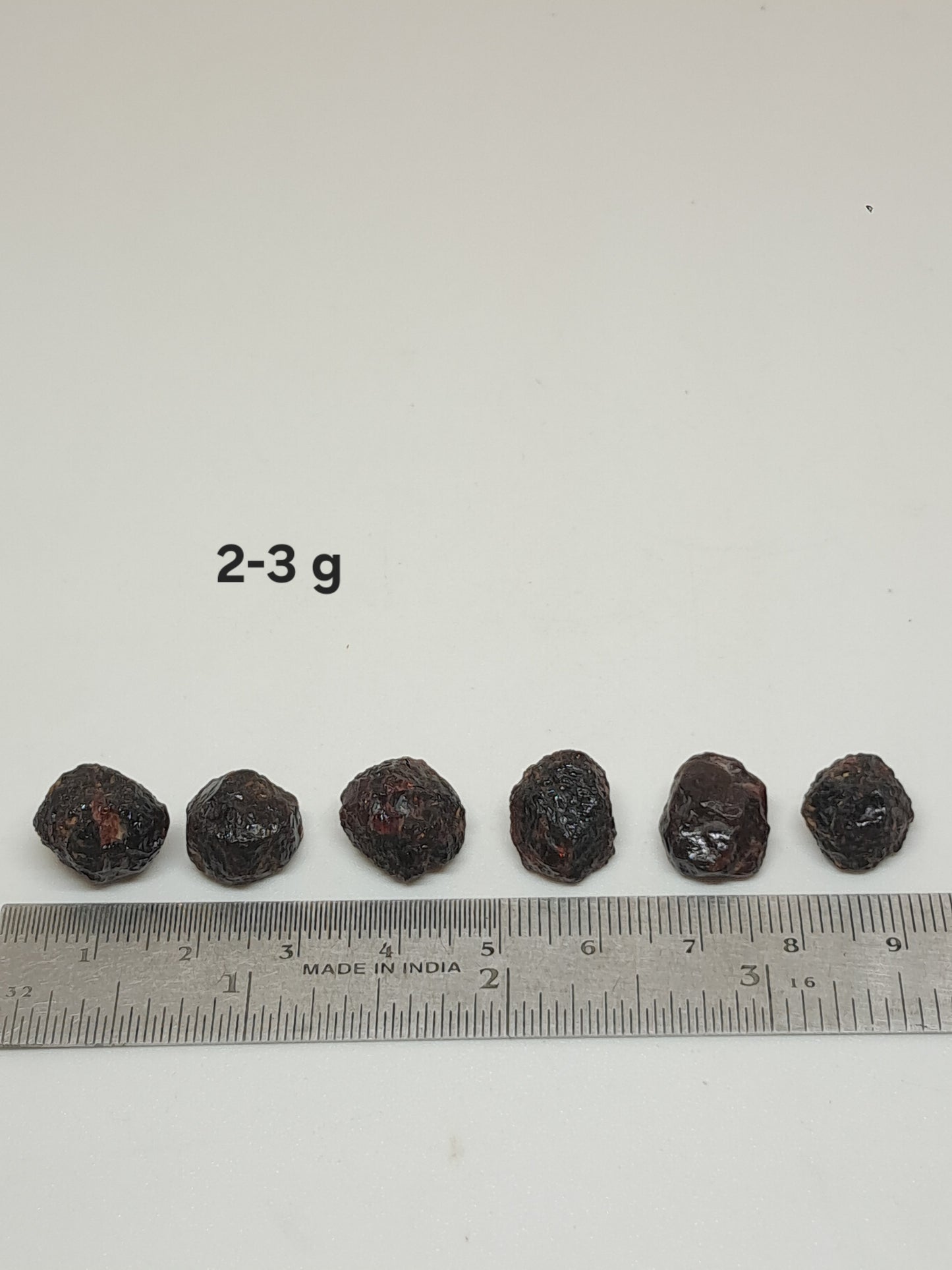 Red Garnet (Karur) Raw Crystal | Naturally Round Shaped | Rough Stone #RG11