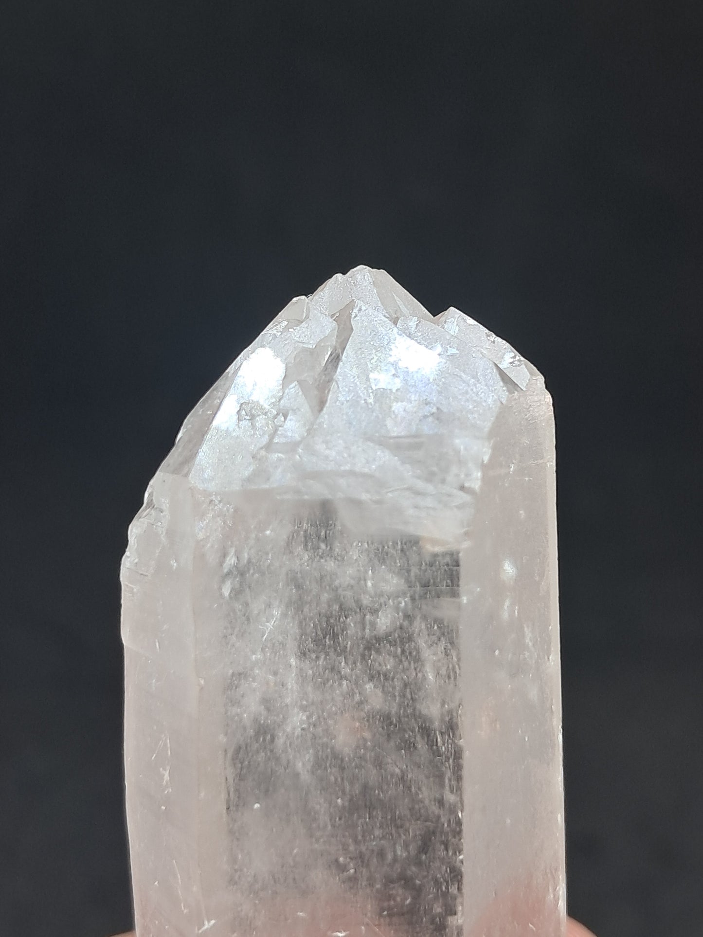 Himalayan Quartz Biterminated Self-healed Point | Natural Crystal | Mineral Specimen #CH69