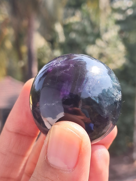 Rainbow Fluorite Sphere | Polished Natural Stone #RF1