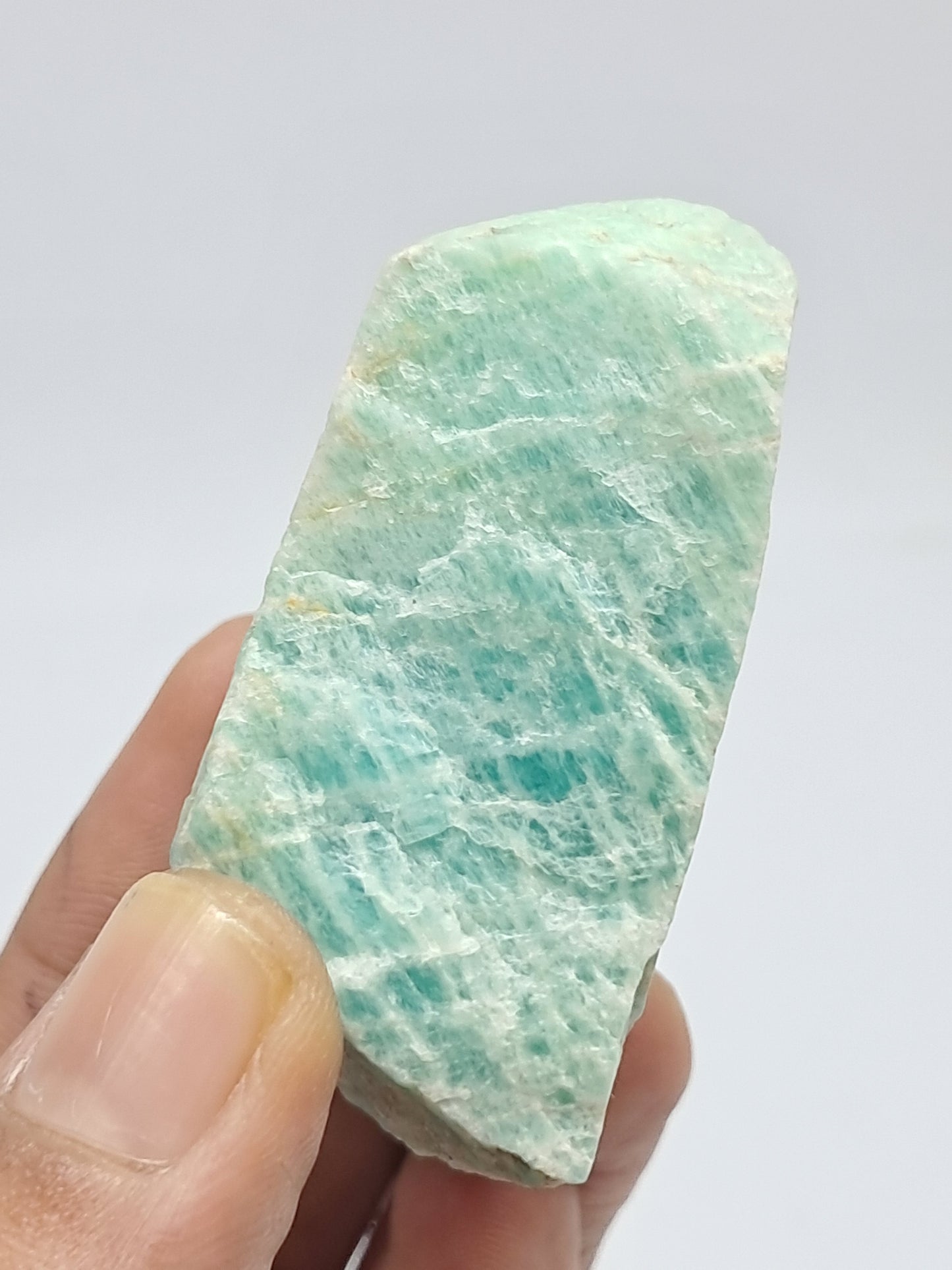Rough Amazonite Slice | Natural Stone | Mineral Specimen #AZ6