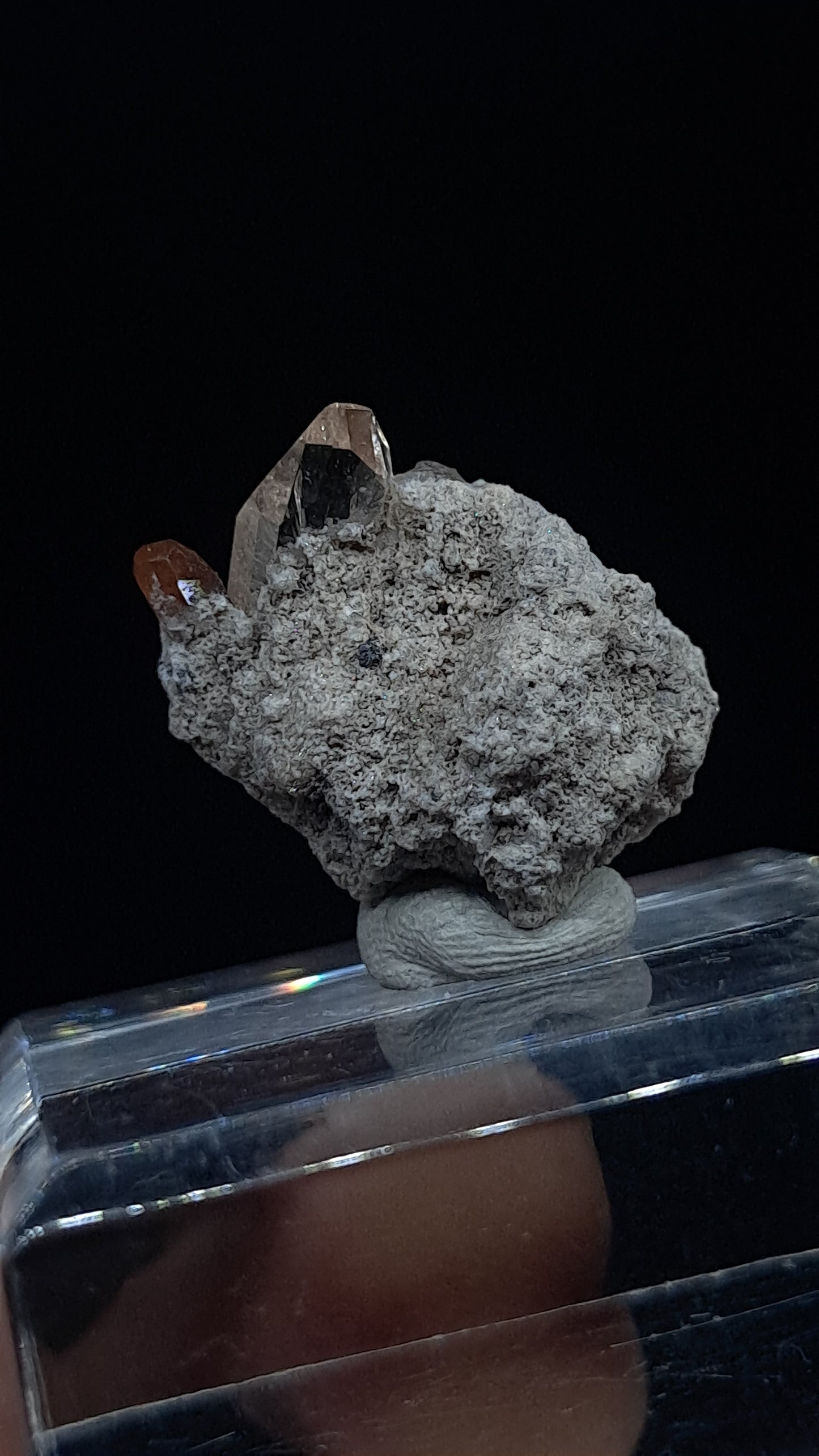 Natural Topaz Crystals In Matrix (Mexico) Rare Gemstone | Mineral Specimen #TPZ46