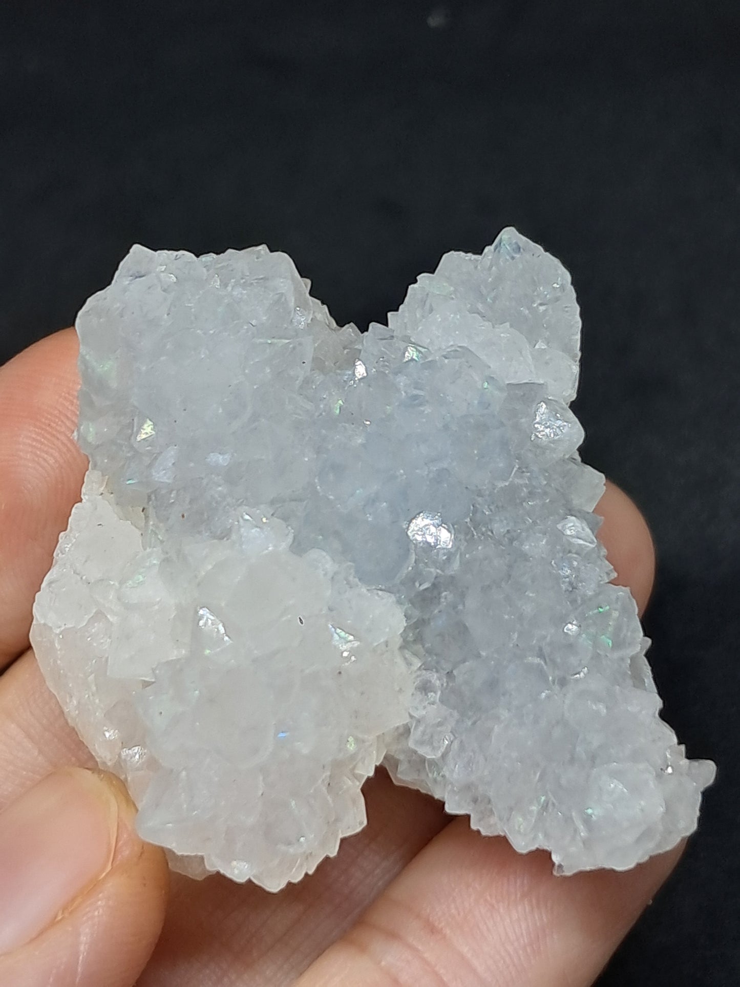 Iris Quartz (Aurangabad)| Anandalite | Stalactite Cluster | Natural Crystal #AQ36