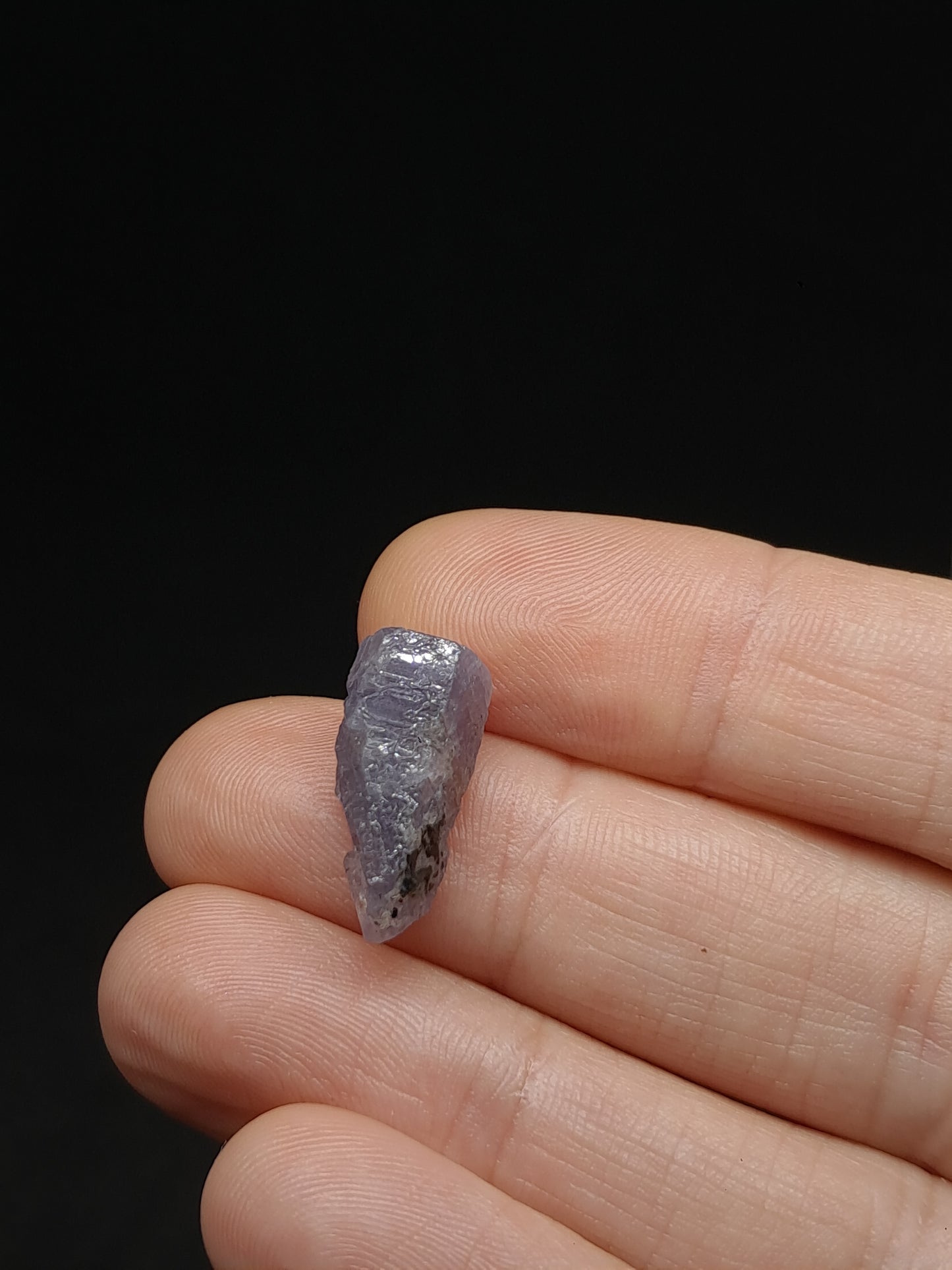 Natural Sapphire w/ Record Keeper (Madagascar) Rough Stone | Mineral Specimen #SP49