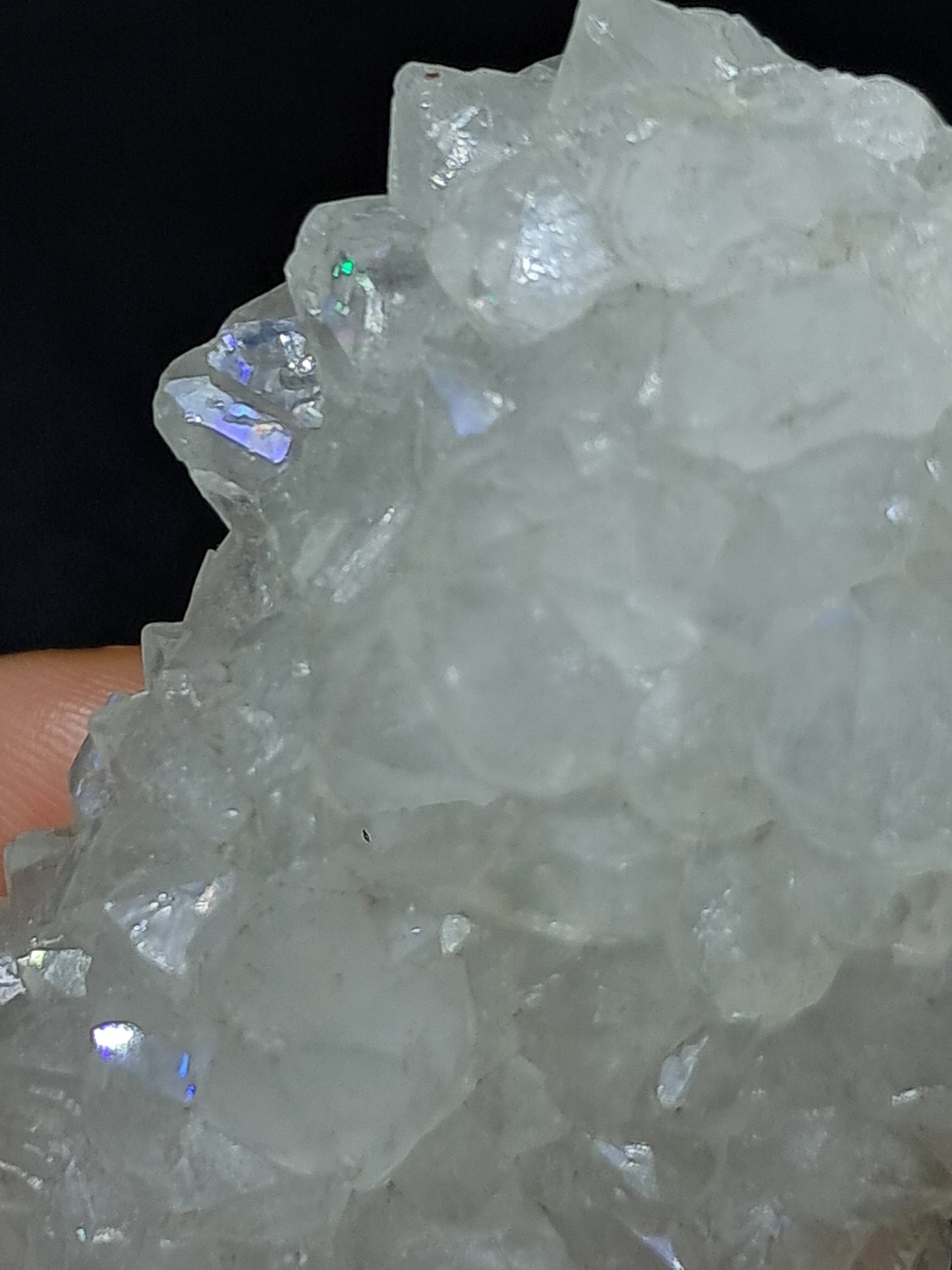 Cuarzo Iris (Aurangabad) | Anandalita | Estalactita | Cristal natural n.° AQ46