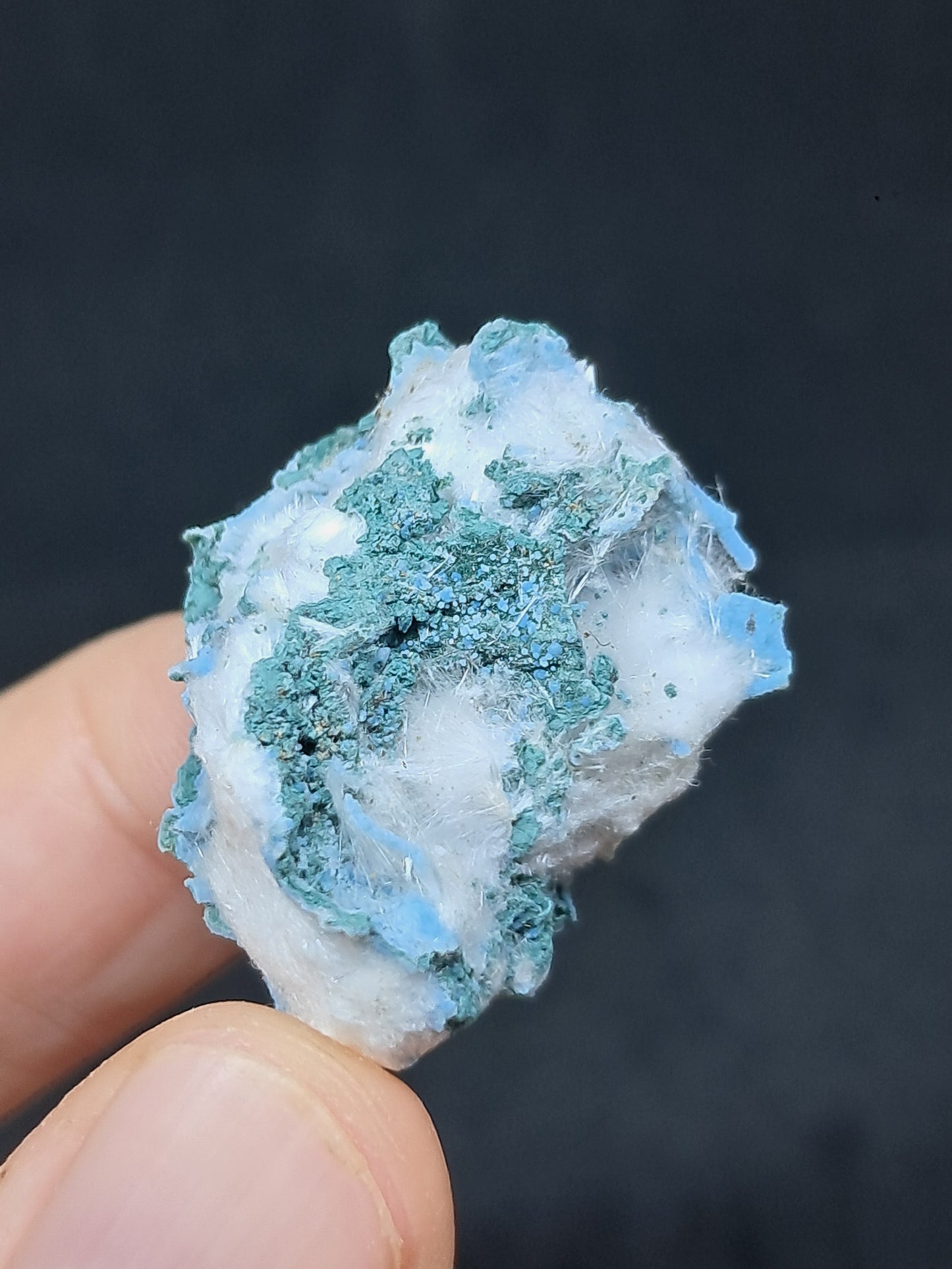 Okenite on Chalcedony (Mumbai) Mineral Specimen | Natural Crystal #OK39