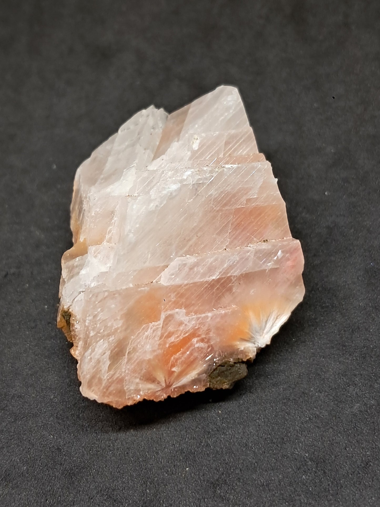 Calcita Rojiza/Rosa con Mesolita *Hallazgo Raro* (Pithampur) Cristal Natural | Piedra Bruta | Muestra Mineral #CA38