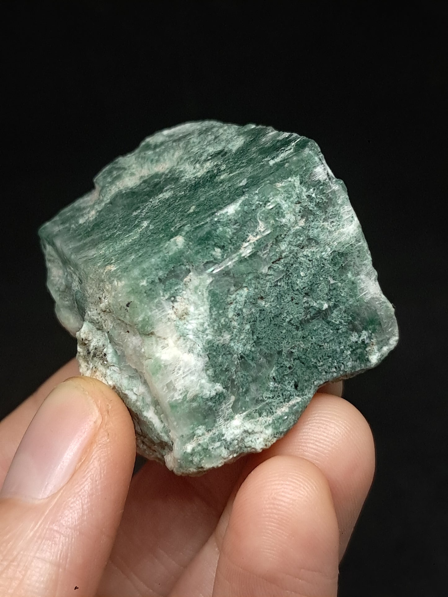 Calcita blanca (Sri Lanka) en bruto | Cristal natural | Ejemplar mineral n.° CA11