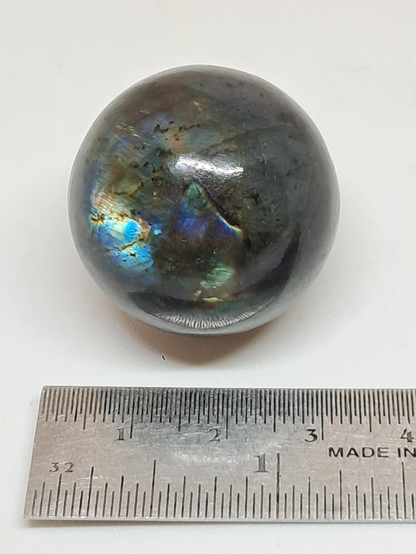 Labradorite Sphere (Madagascar) | Strong Flash | Polished Stone #LB13