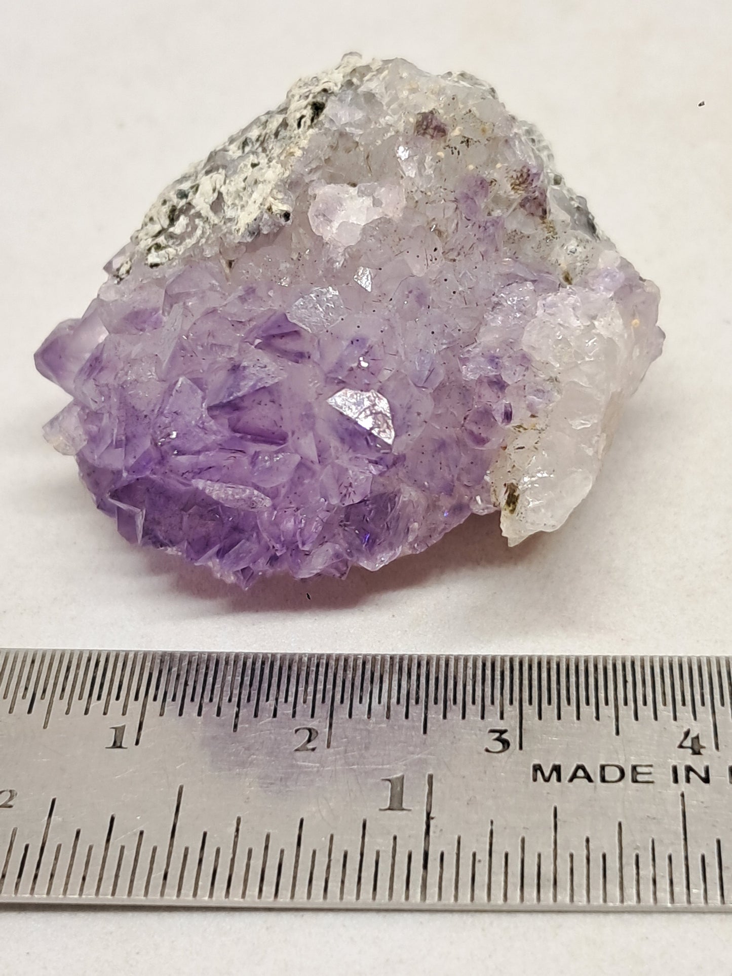 Amatista Elestial en Matriz (Karur) | Piedra Natural | Ejemplar Mineral #KA94