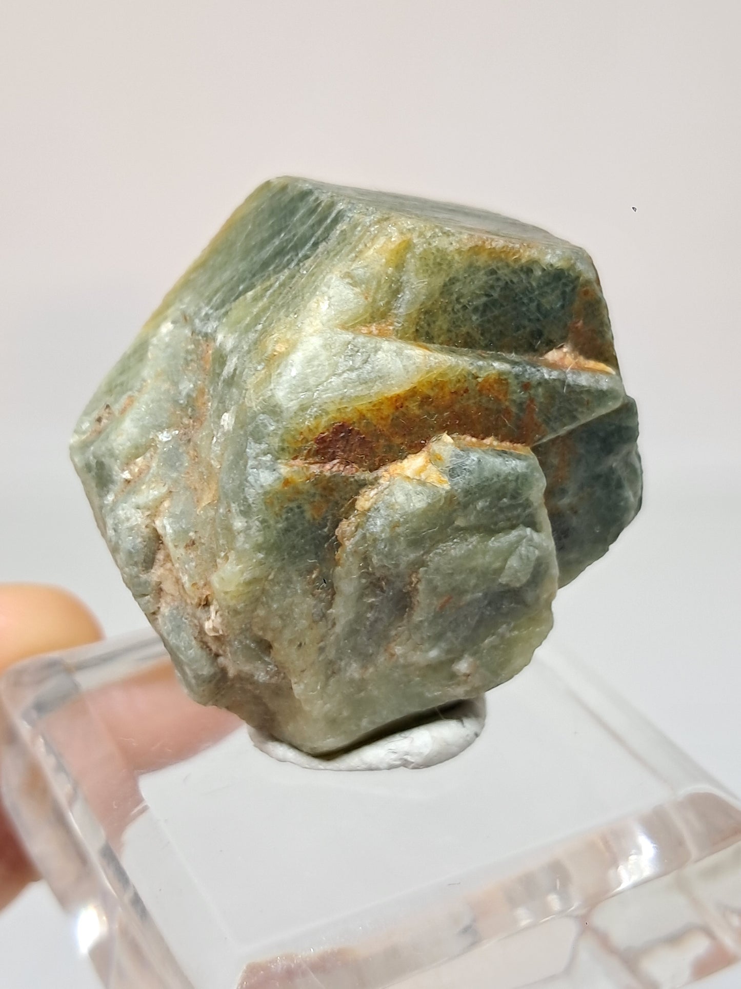 Natural Greenish-Blue *Teal* Sapphire Crystal (Karur) Rough Stone | Mineral Specimen #SP48