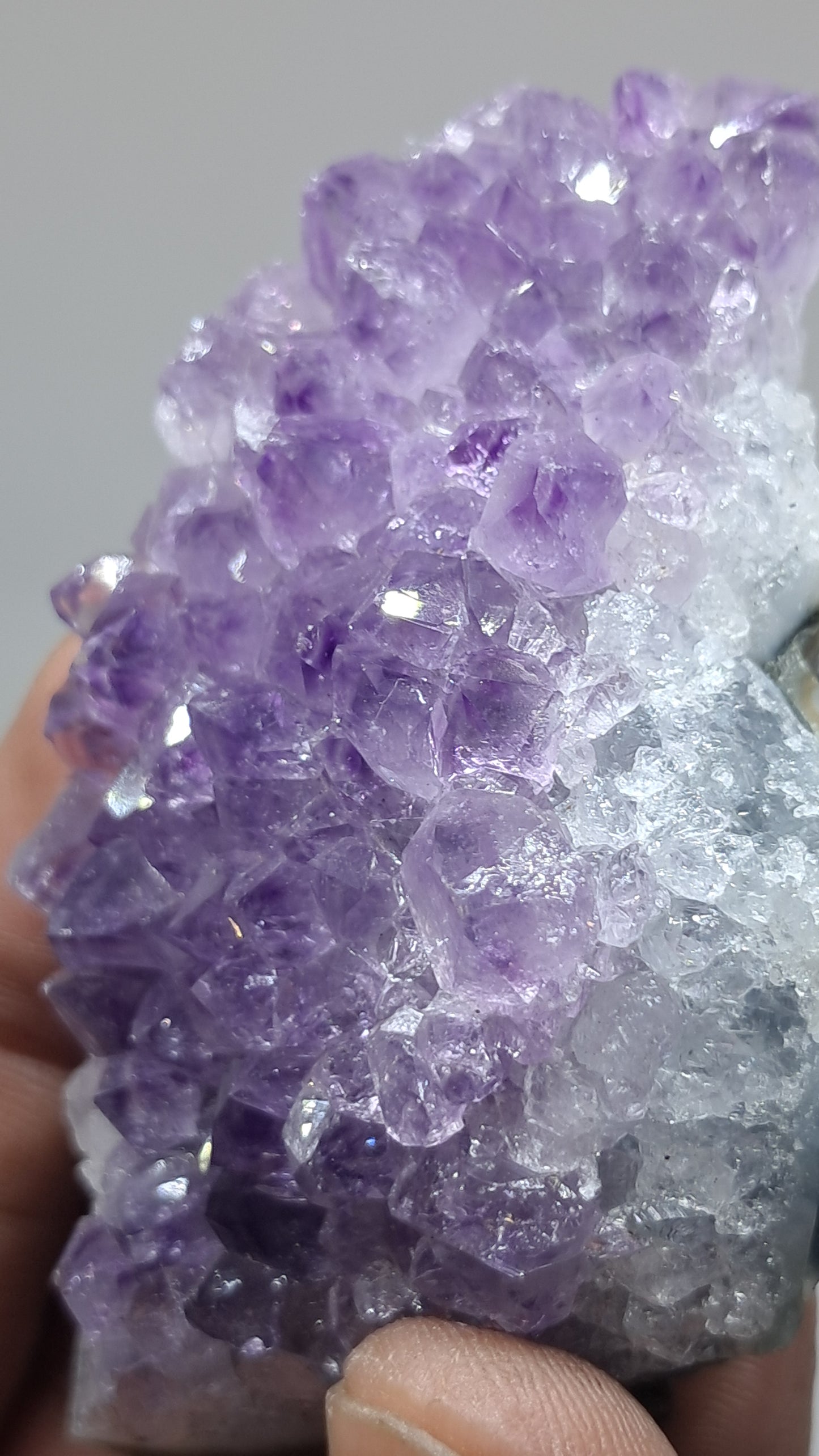 Deep Purple Amethyst (Brazil) | Natural Cluster | Mineral Specimen #AMB11