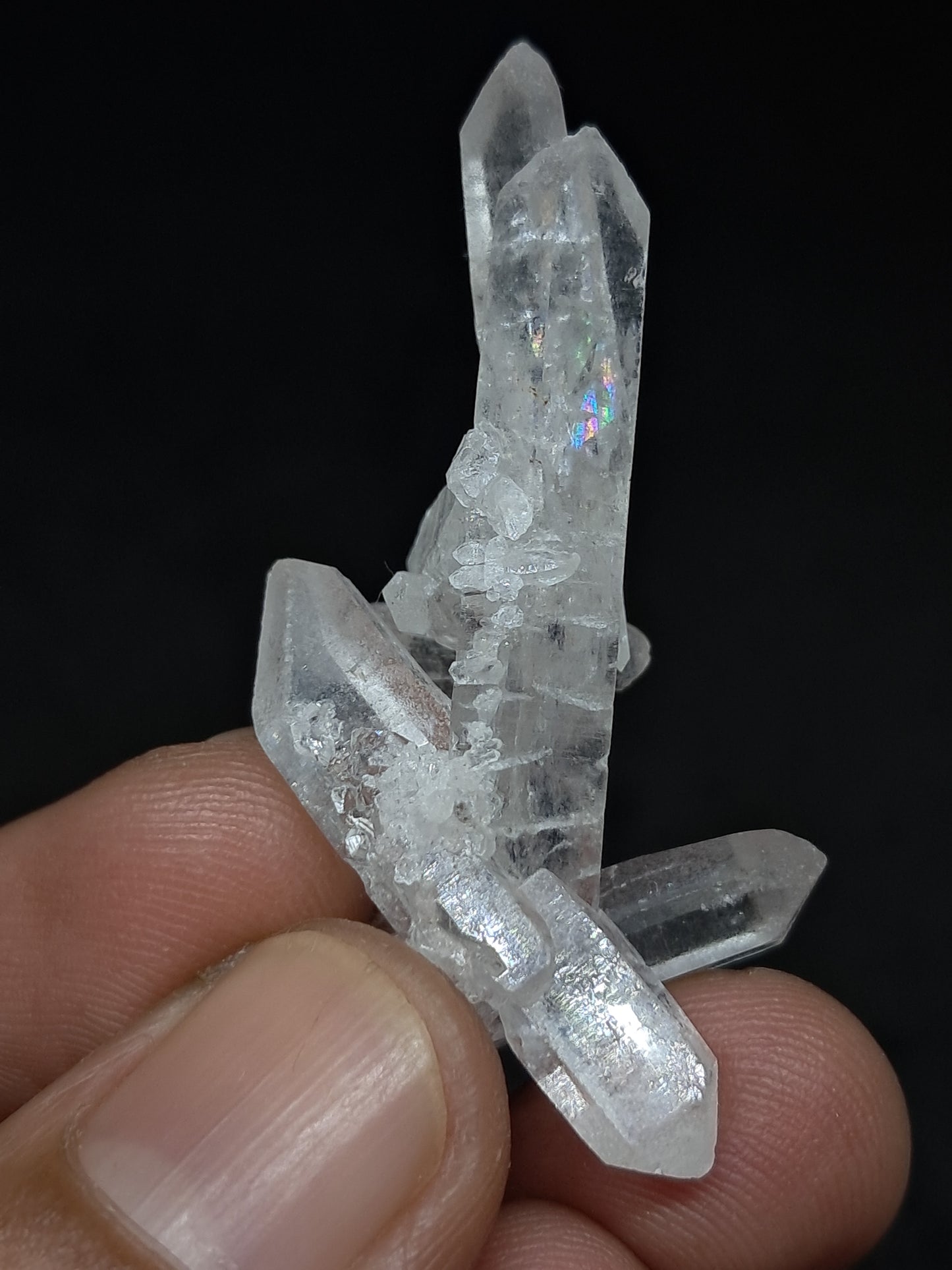 Himalayan Quartz Cluster | Biterminated Crystals | Mineral Specimen #CH58