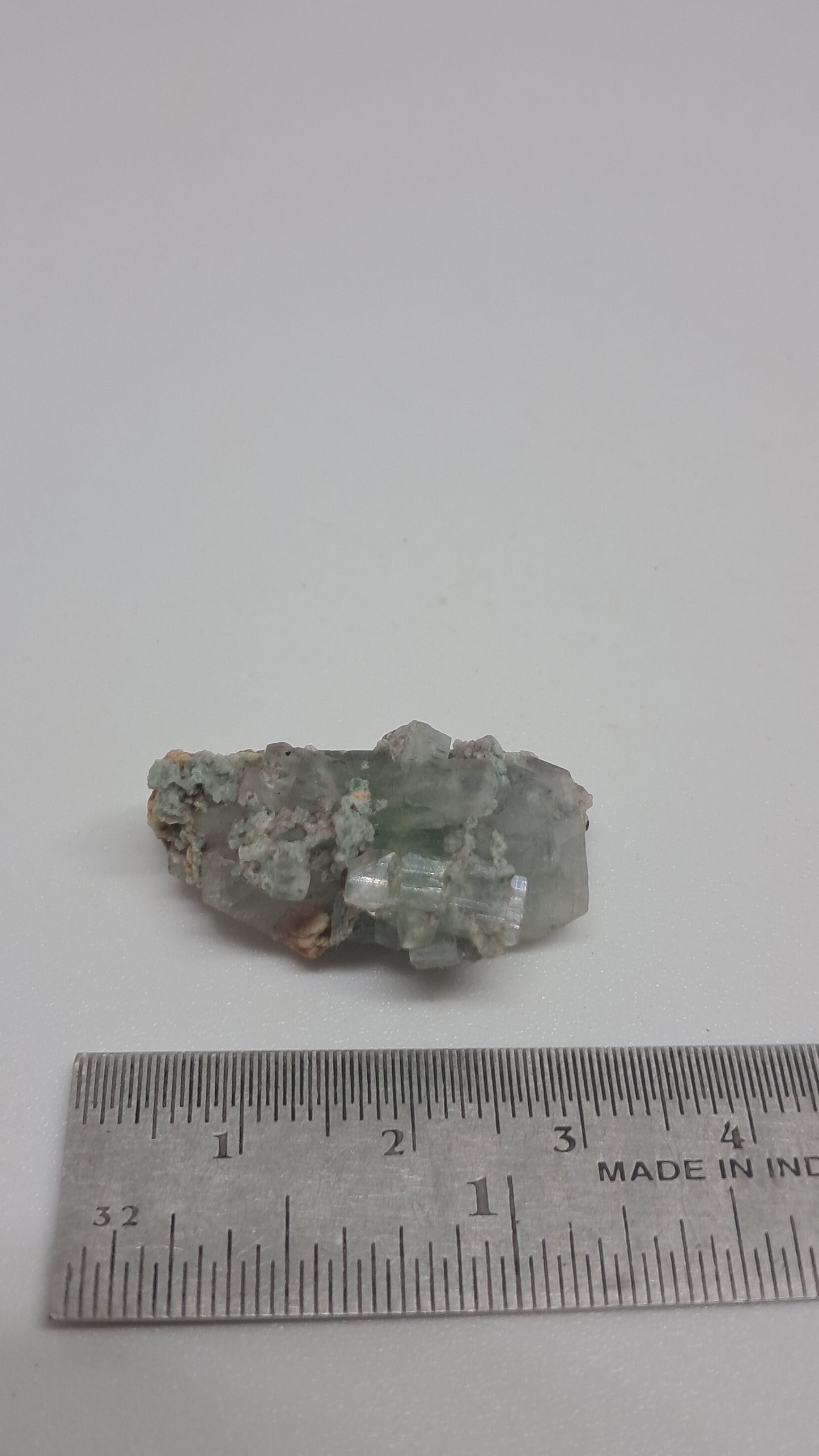 Green Apophyllite (Fluorapophyllite) (Ajanta) Natural Crystal | Mineral Specimen #GA25