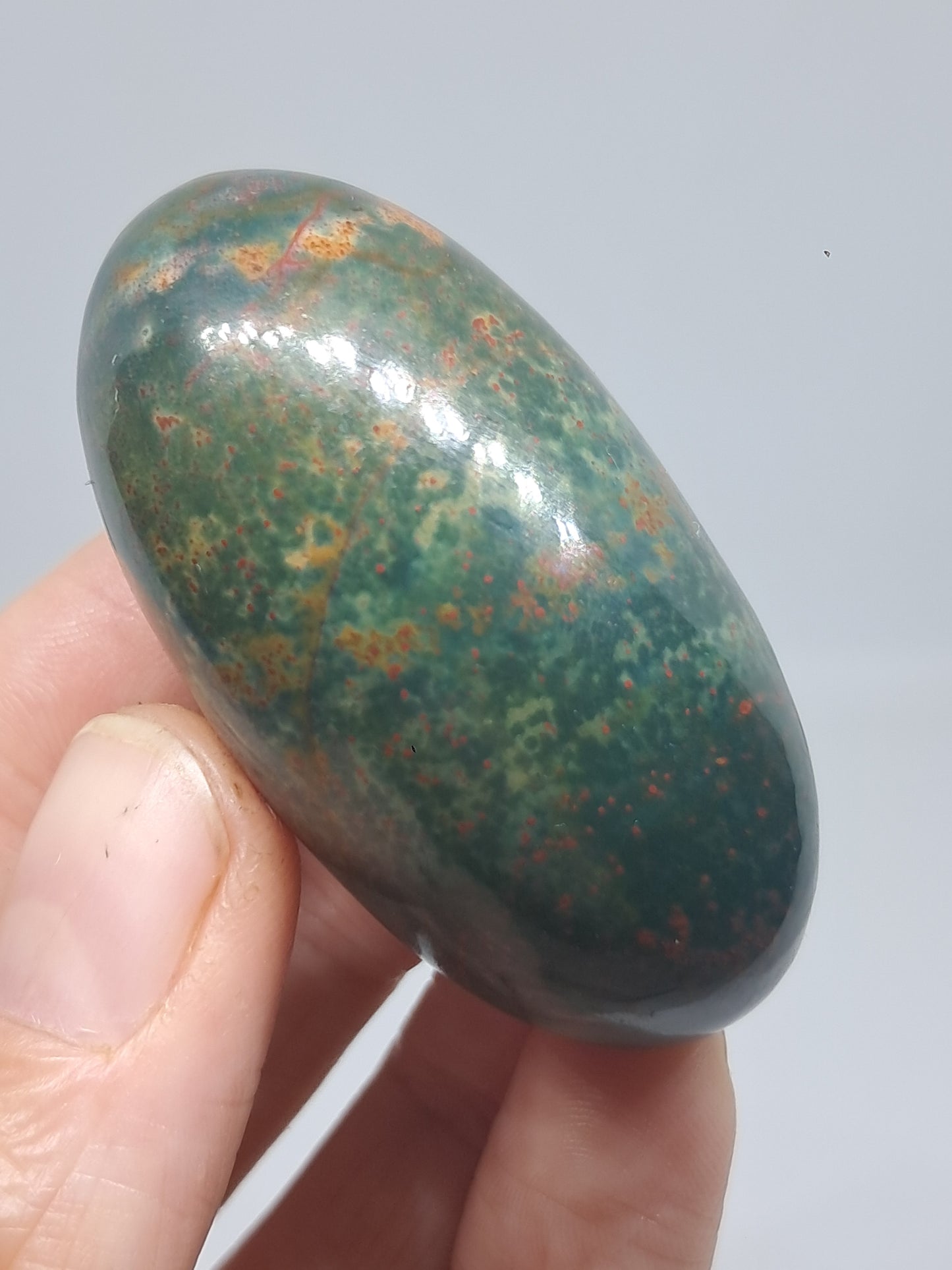 Shivalingam de piedra de sangre | Piedra pulida | Cristales Naturales #BS5