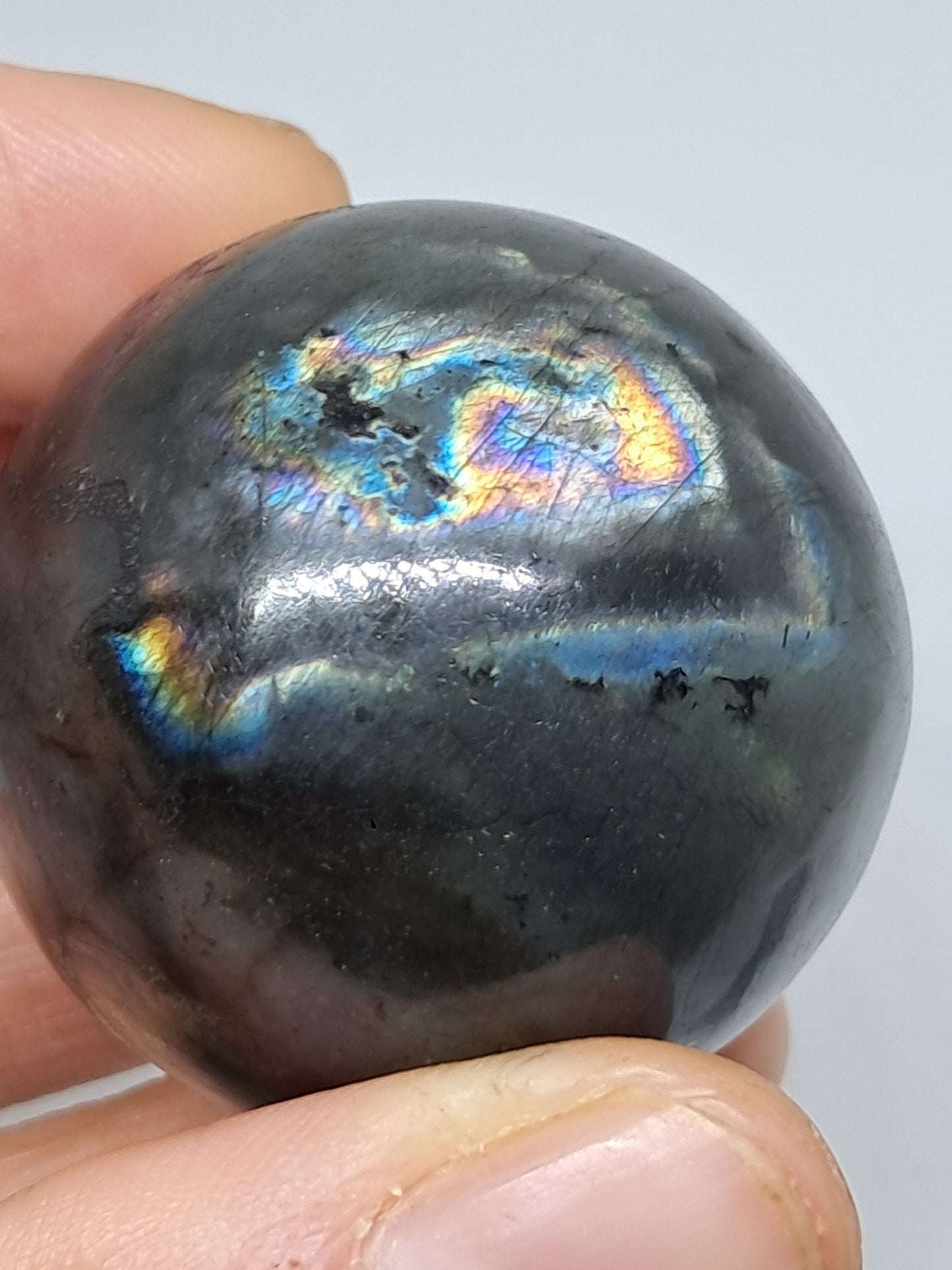 Labradorite Sphere (Madagascar) | Strong Flash | Polished Stone #LB11