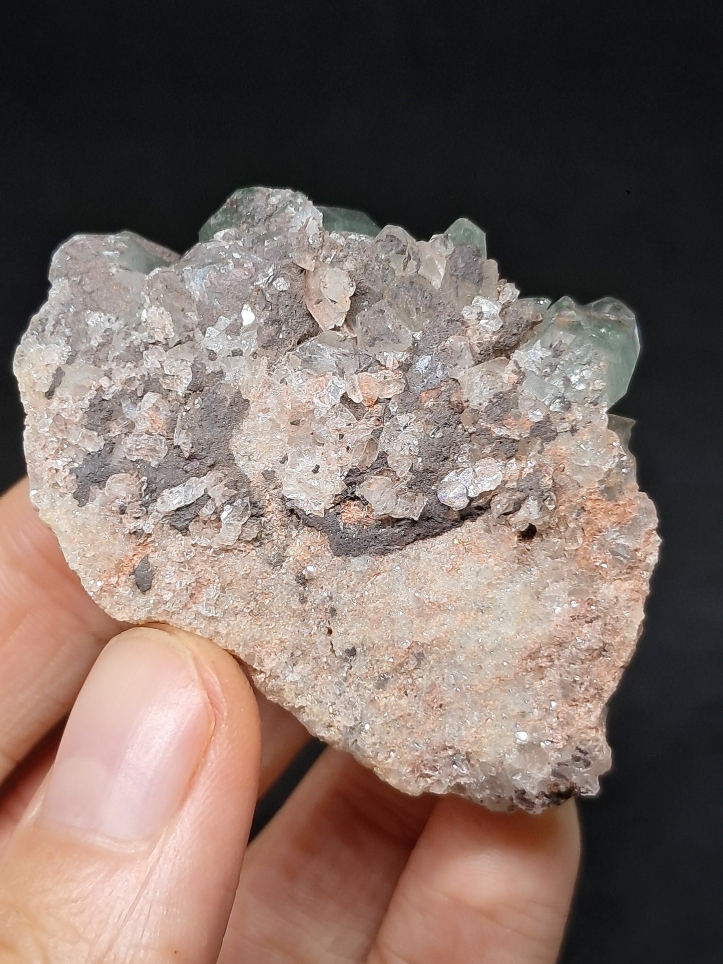 Chlorite Phantom Cluster (Kullu) Natural Crystal | Garden Chamanic Quartz #CQ79