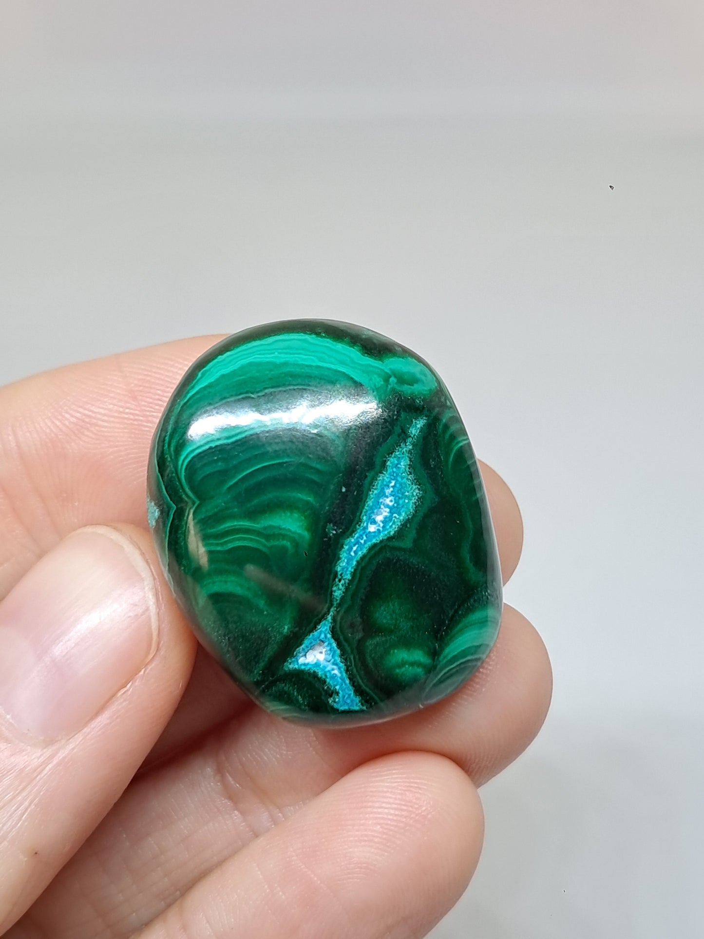 Chrysocolla w/ Malachite Tumble | Polished Free Form | Good Quality | Natural Stone
