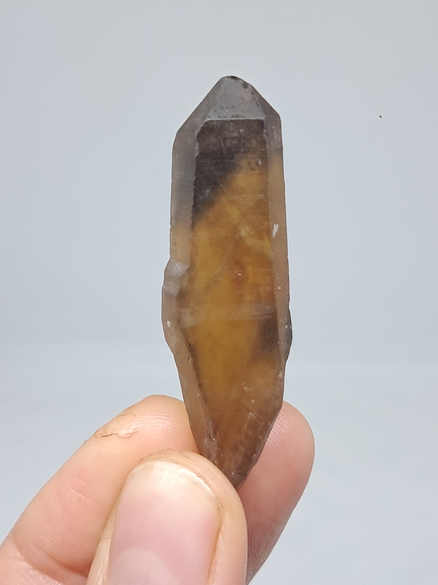 Natural Citrine Crystal Point w/ Self-Healed Termination (Democratic Republic of Congo) #CTN30