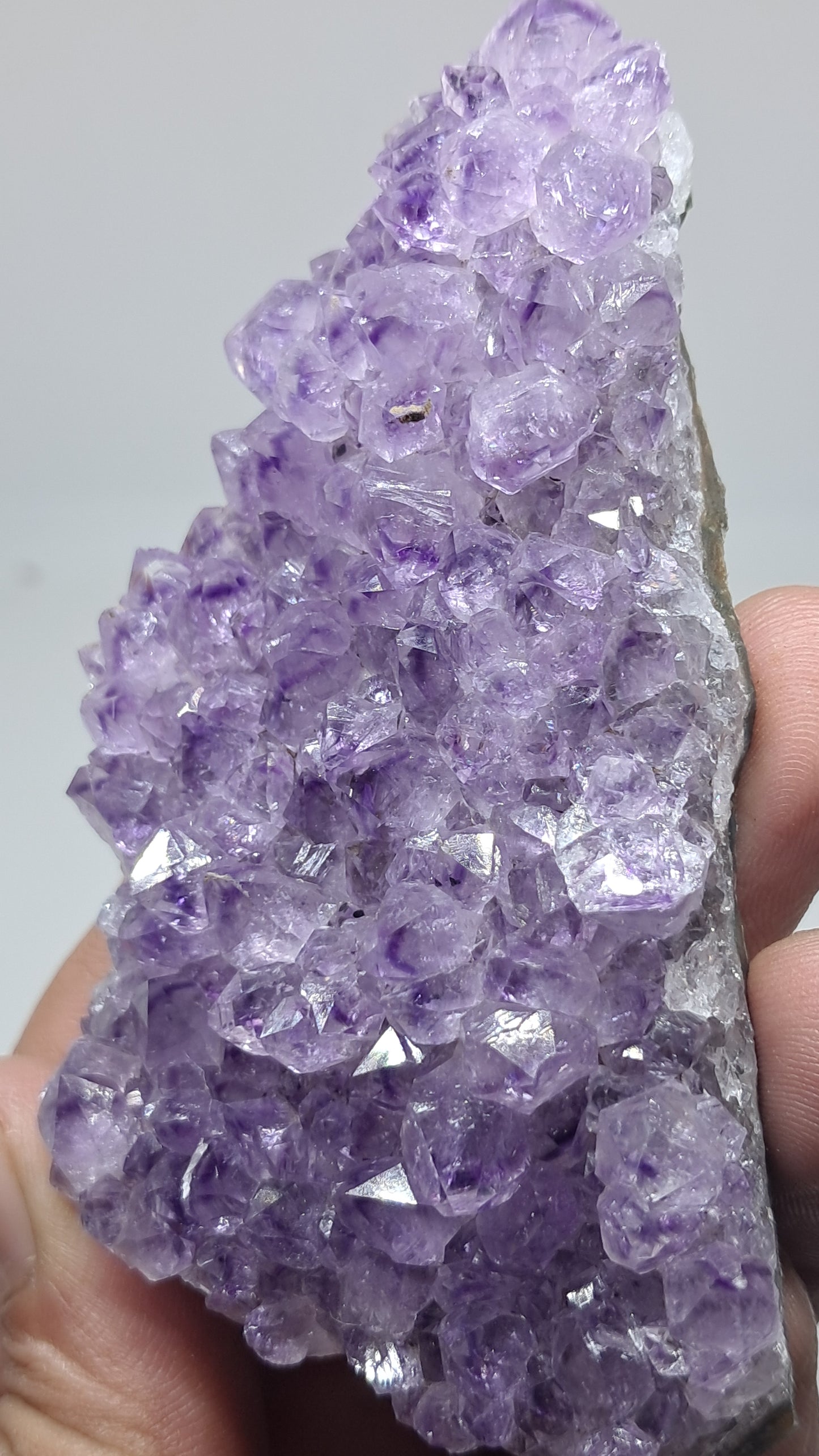 Deep Purple Amethyst (Brazil) | Natural Cluster | Mineral Specimen #AMB12