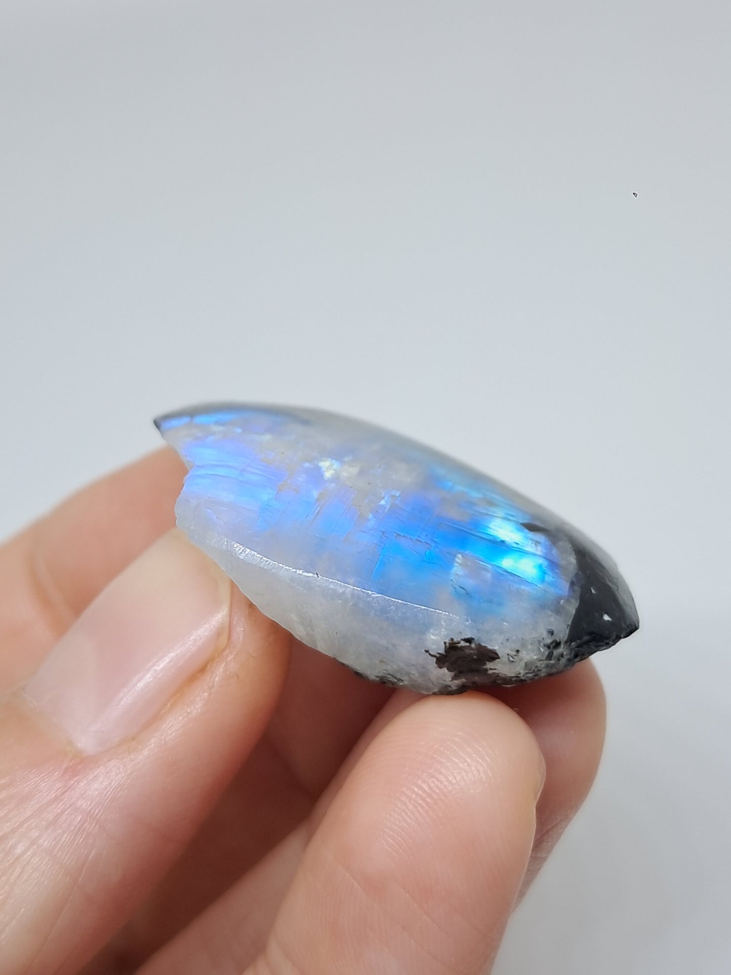 White Labradorite | Rainbow Moonstone *High Grade* (Tamil Nadu) Rough & Polished Stone | Natural Rock #MN18