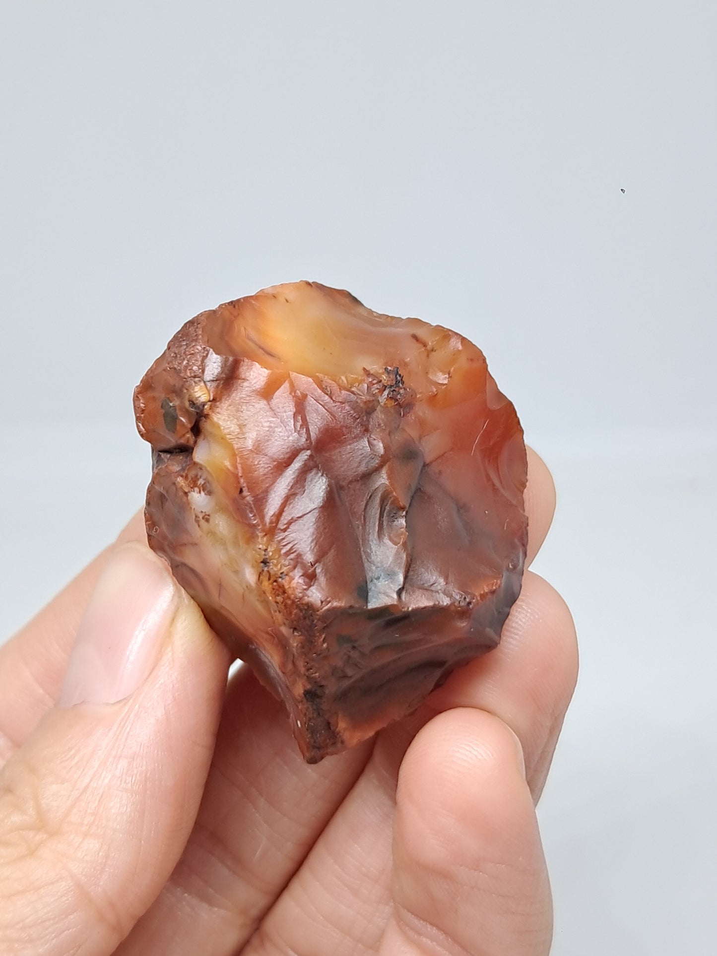 Rough Carnelian (India) Raw Stone | Natural Crystal | Mineral Specimen #CRN34