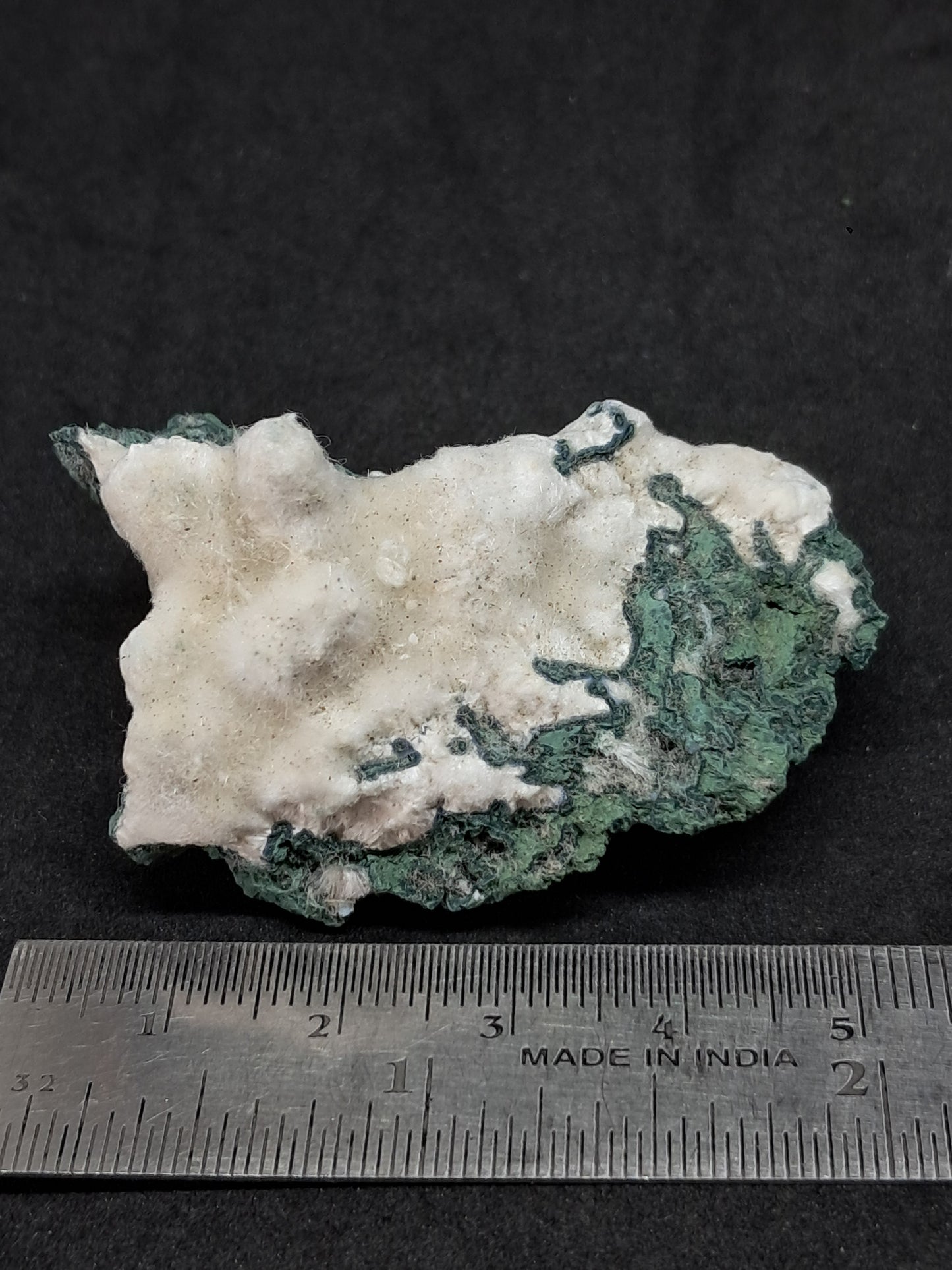 Okenite on Chalcedony (Mumbai) Mineral Specimen | Natural Crystal #OK40
