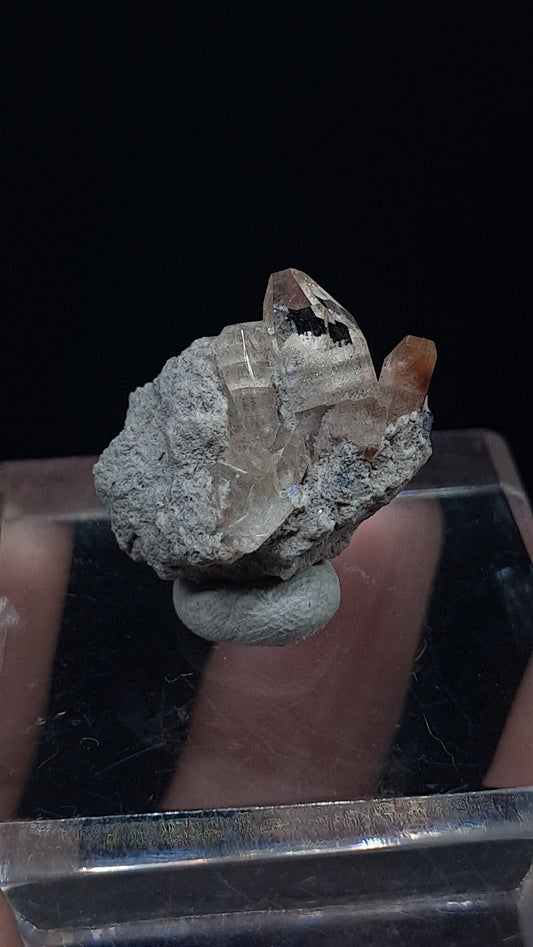Natural Topaz Crystals In Matrix (Mexico) Rare Gemstone | Mineral Specimen #TPZ46