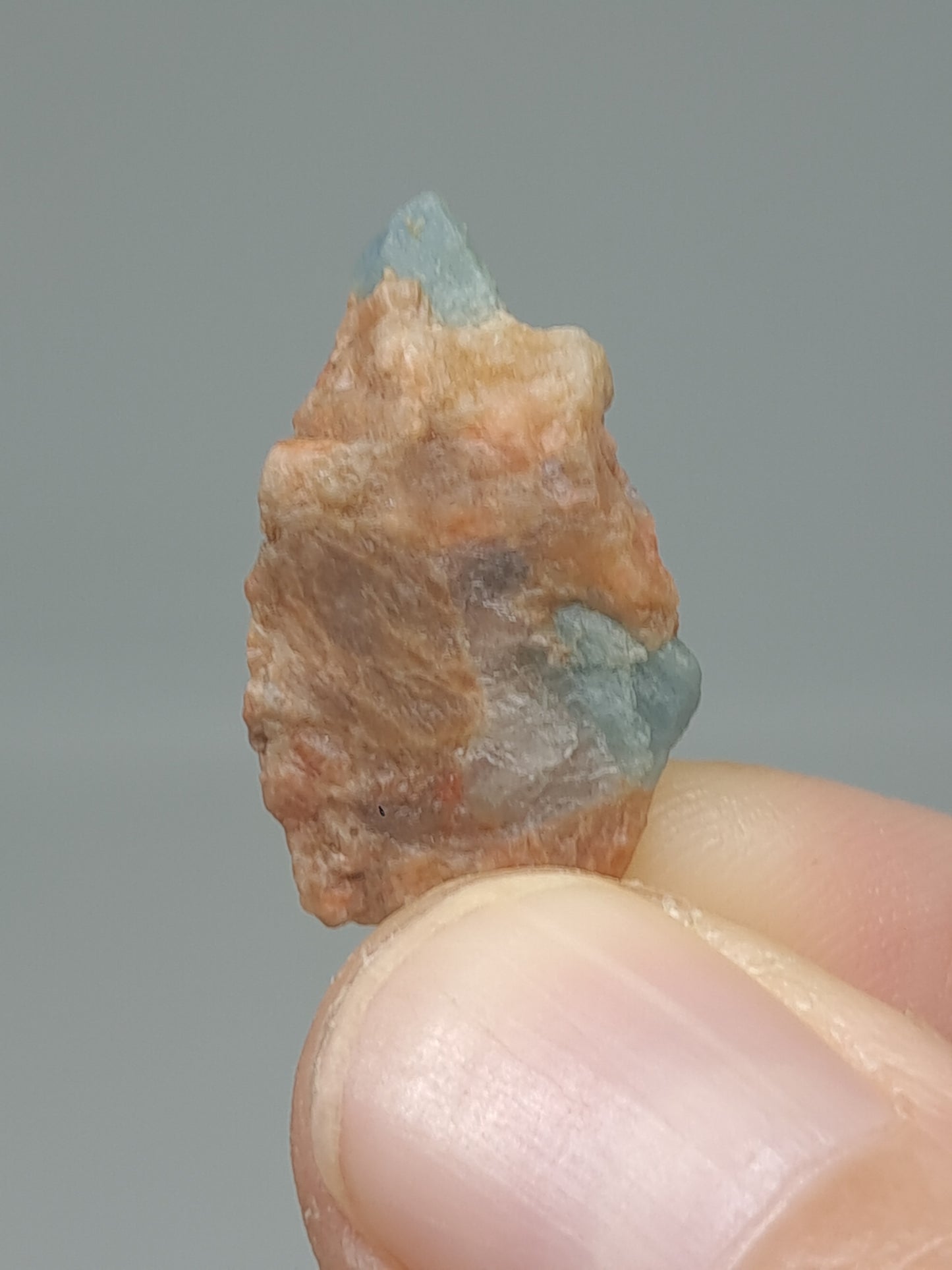Aquamarine on Matrix (Karur) Rough Natural Crystal | Mineral Specimen #AQM46