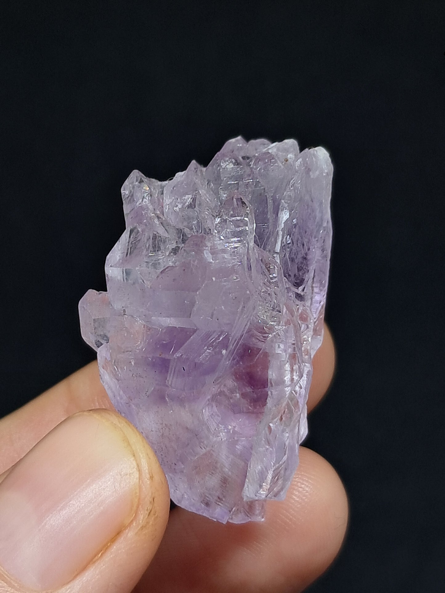Amatista Elestial (Karur) | Cristal en bruto | Piedra Natural | Espécimen mineral #KA115