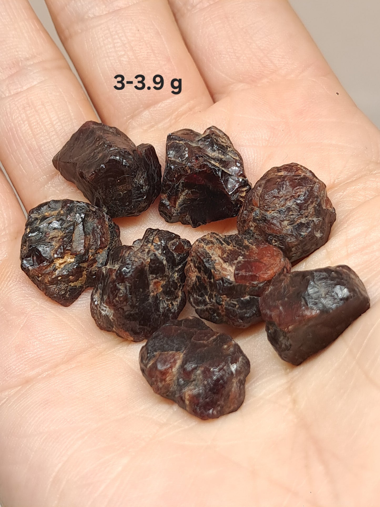 Natural Red Garnet (Karur) Rough Stone #RG12