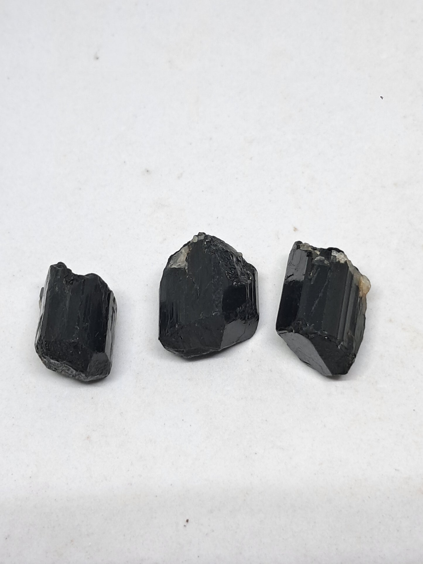 Small Black Tourmaline Crystal (Karnataka) Naturally Terminated | Natural Stone | Mineral Specimen #BT2