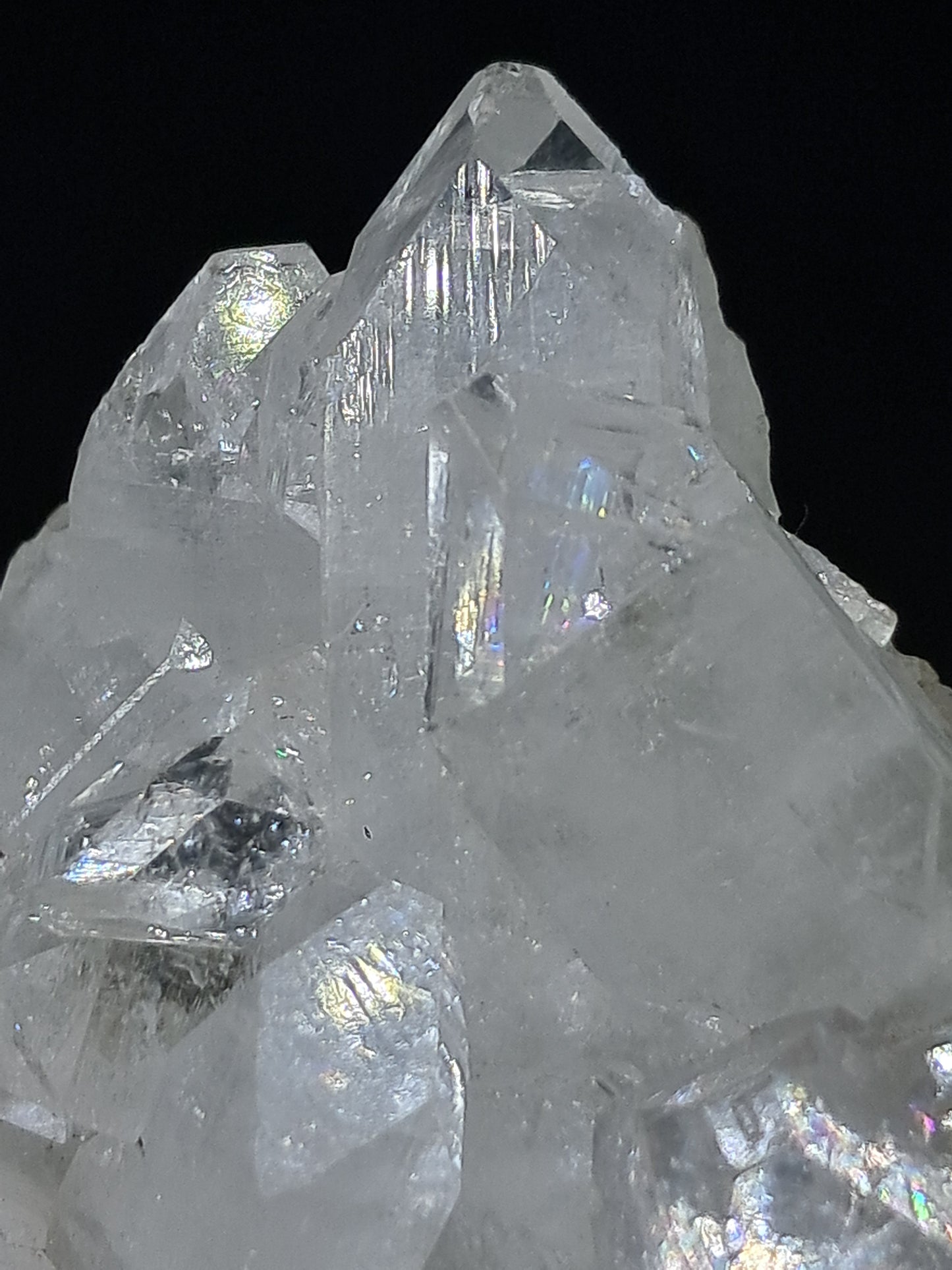 Clear Apophyllite Cluster (Ajanta) Natural Crystal | Mineral Specimen #AP41
