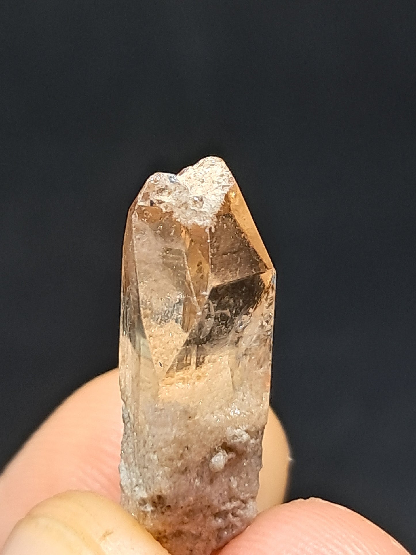 Cristal de topacio natural (México), piedra preciosa rara | Ejemplar mineral n.° TPZ2