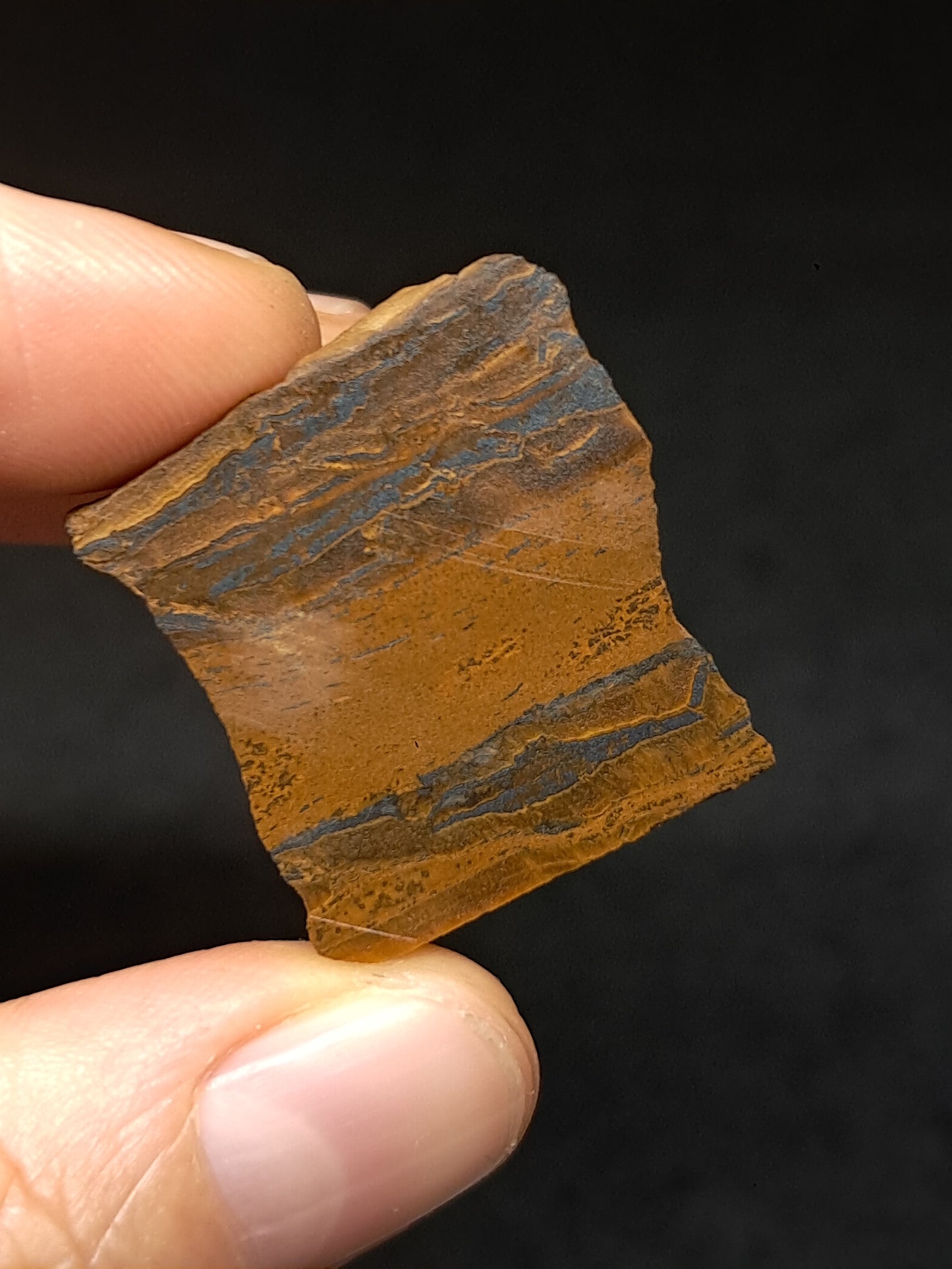 Rough Tiger's Eye (India) Natural Stone #TE3