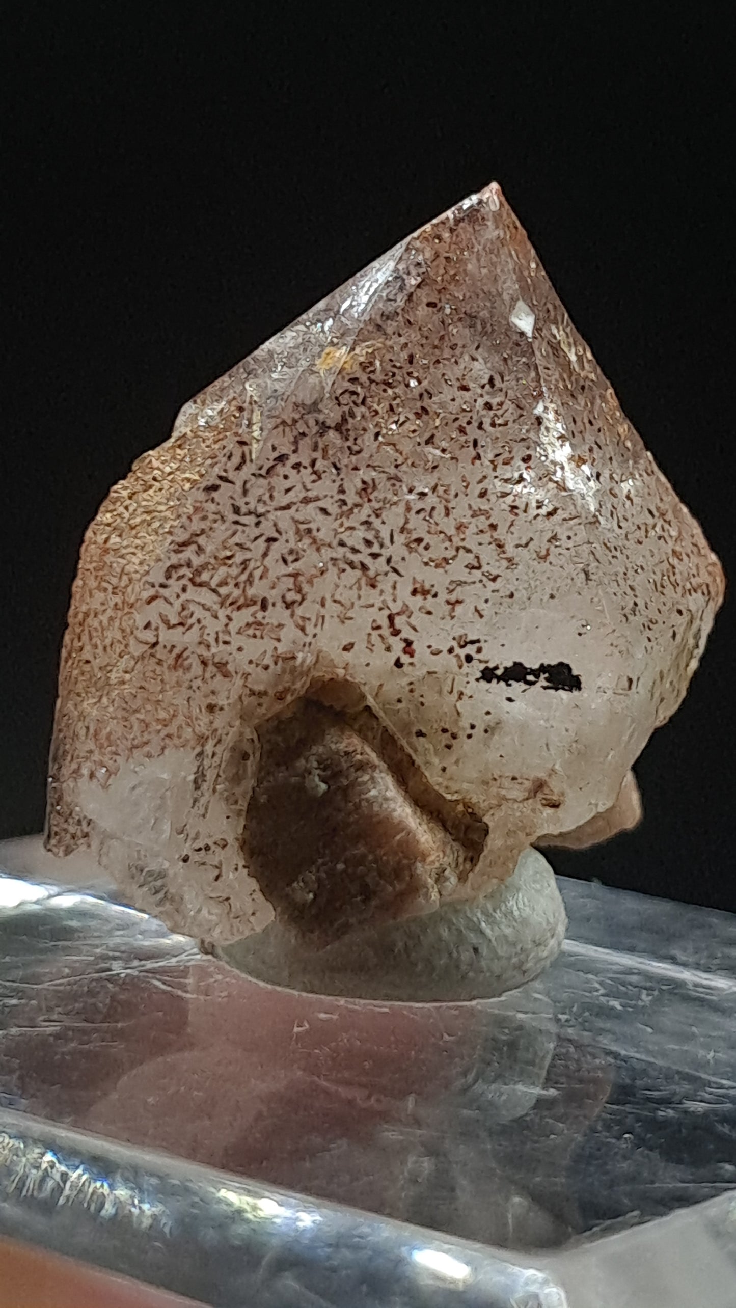 Smokey Elestial Quartz (Karur) Interesting Inclusions | Mineral Specimen #EQ31