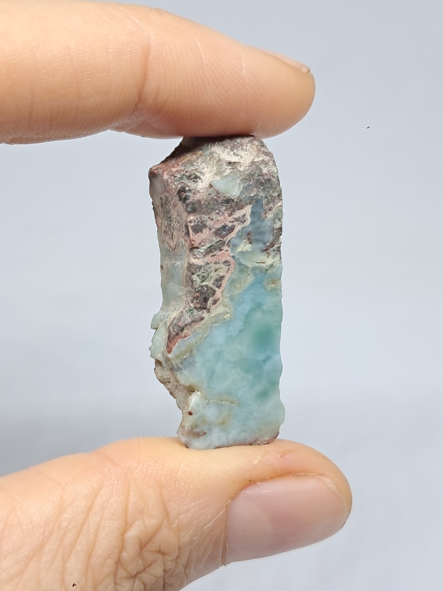 Larimar Raw (Dominican Republic) Rough Stone | Natural Rock #LM17
