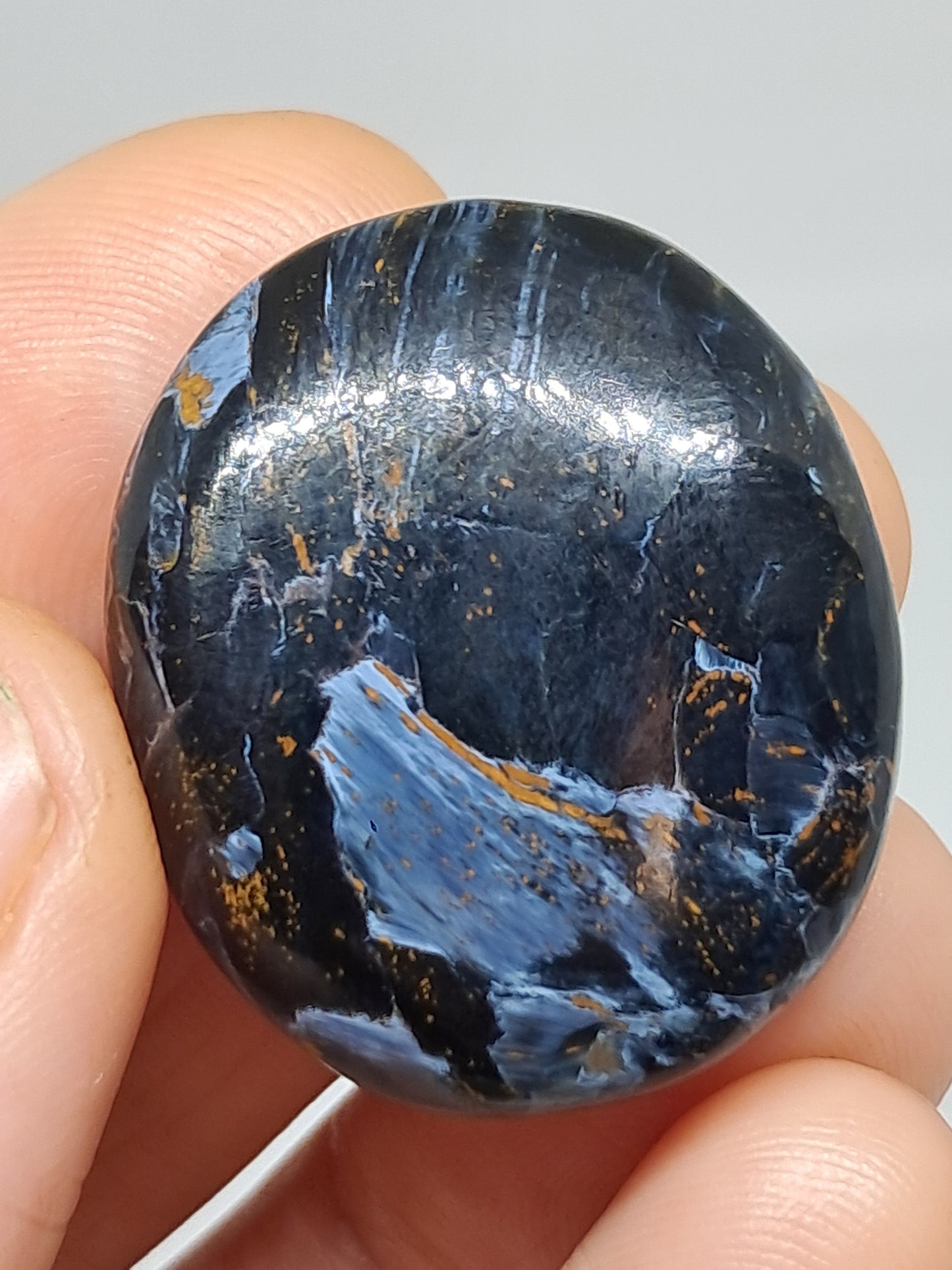 Pietersite Palmstone | Rare Polished Stone | Storm Tempest Stone | High Quality