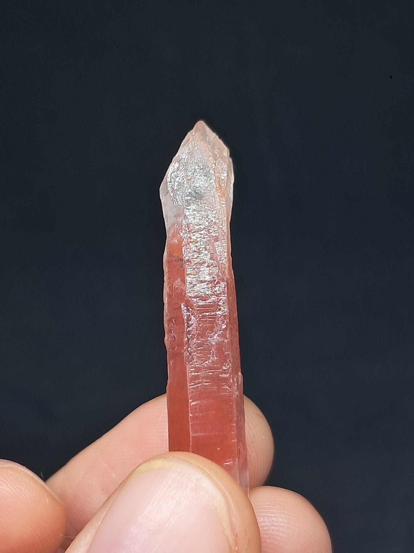 Hematite Phantom Quartz (Telangana) | Natural Crystal | Mineral Specimen #HPQ58