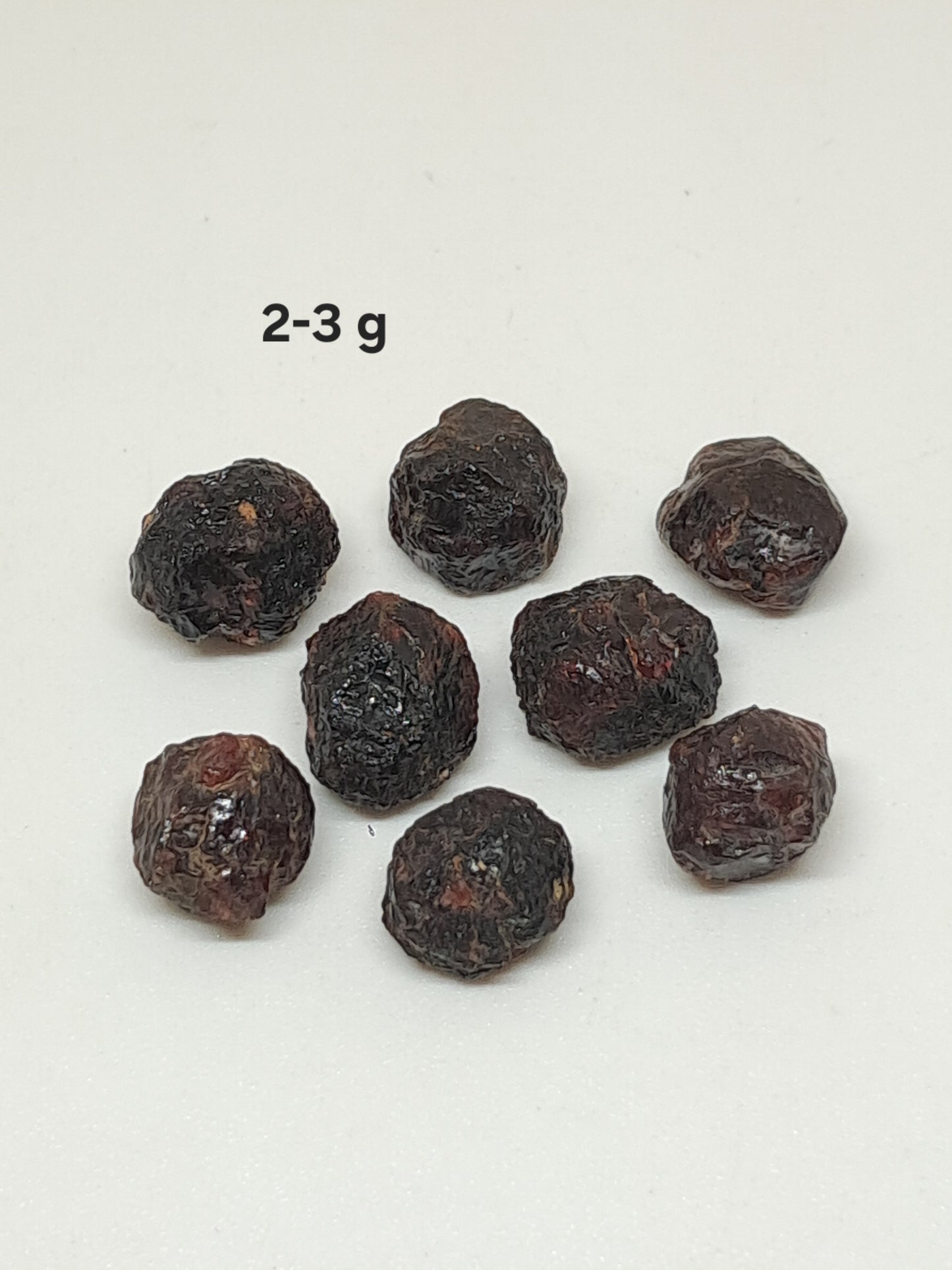 Red Garnet (Karur) Raw Crystal | Naturally Round Shaped | Rough Stone #RG11