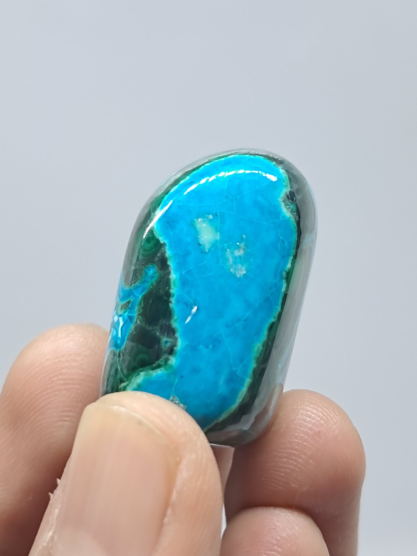 Malaquita crisocola pulida | Piedra natural pulida | Buena calidad #CM23